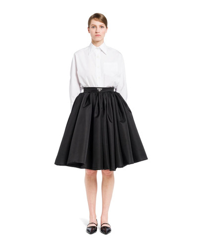 Prada Re-Nylon Gabardine wide skirt outlook