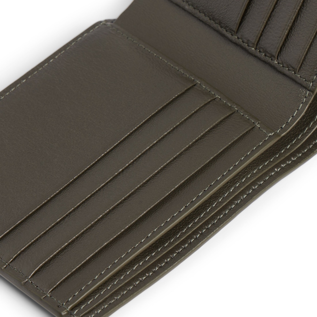 Men's Credit Square Folded Wallet in Khaki - 4