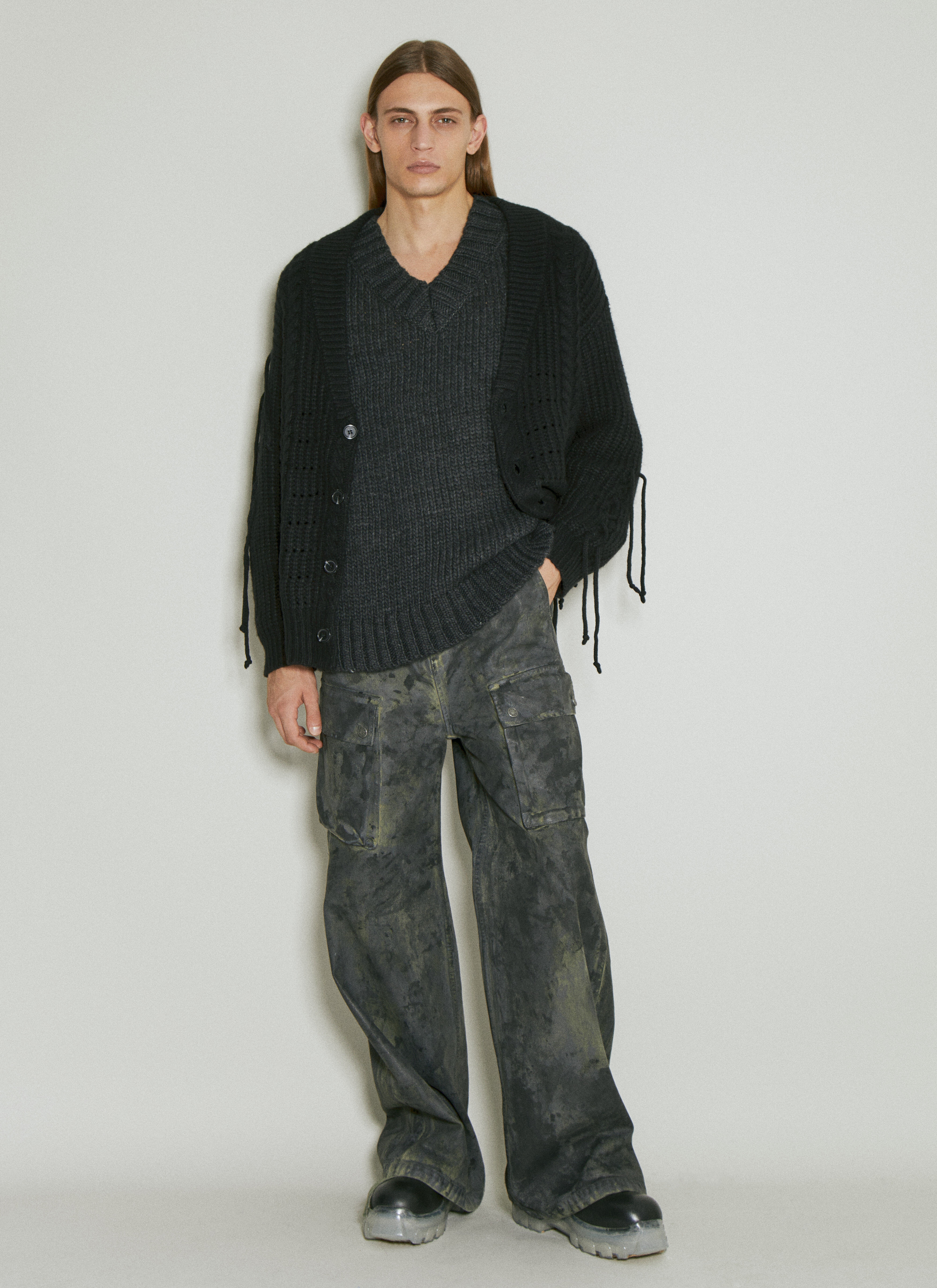 Cable Cardigan - 1