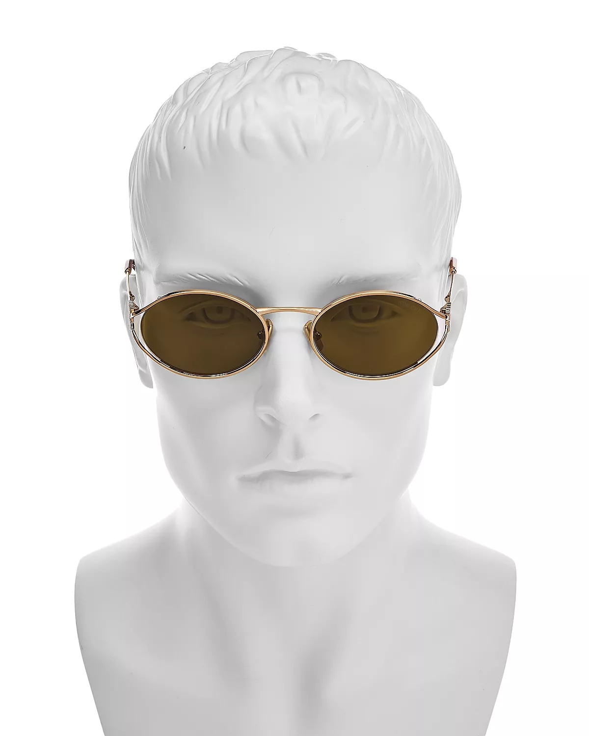 Metal Oval Sunglasses, 54mm - 2