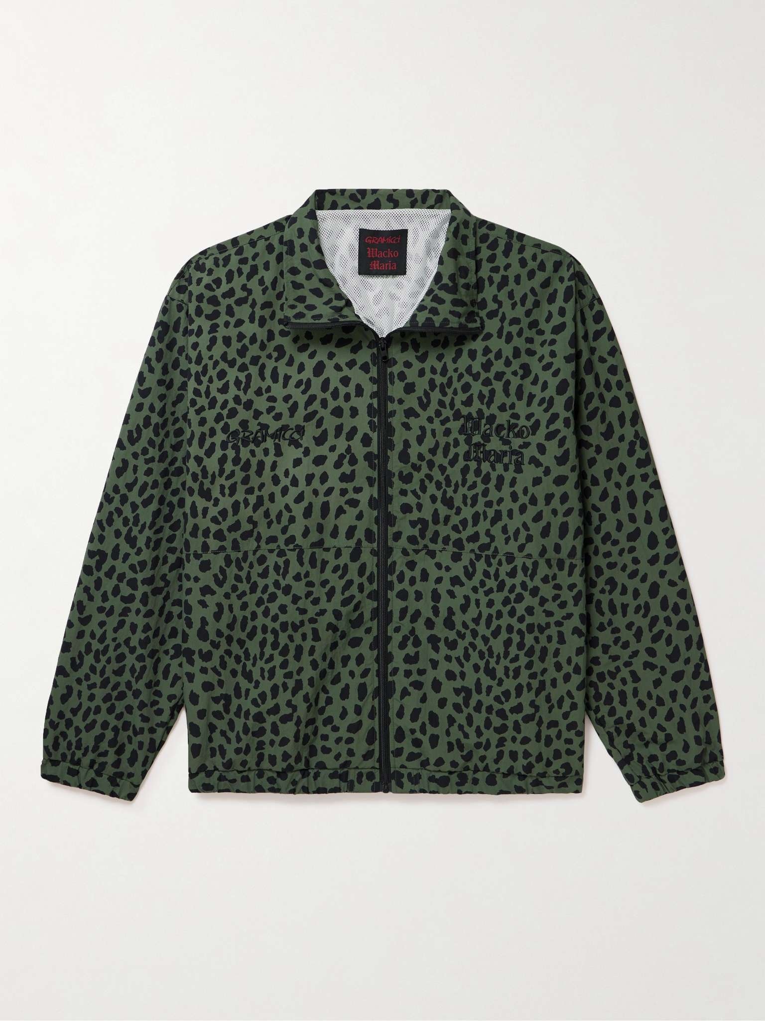 + Gramicci Logo-Embroidered Leopard-Print Shell Track Jacket