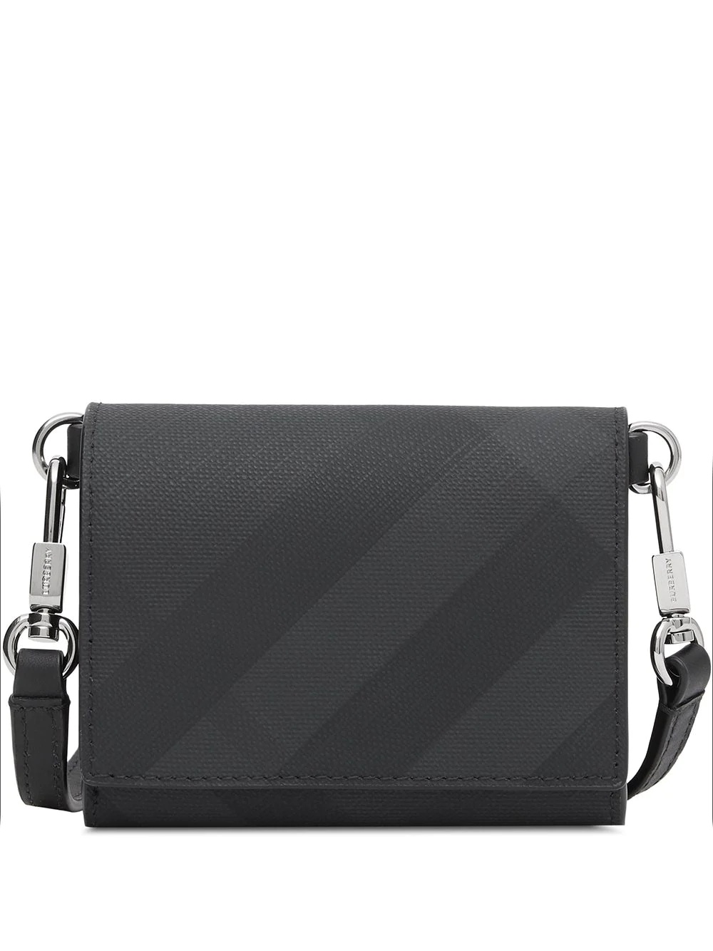 London Check strap wallet - 1