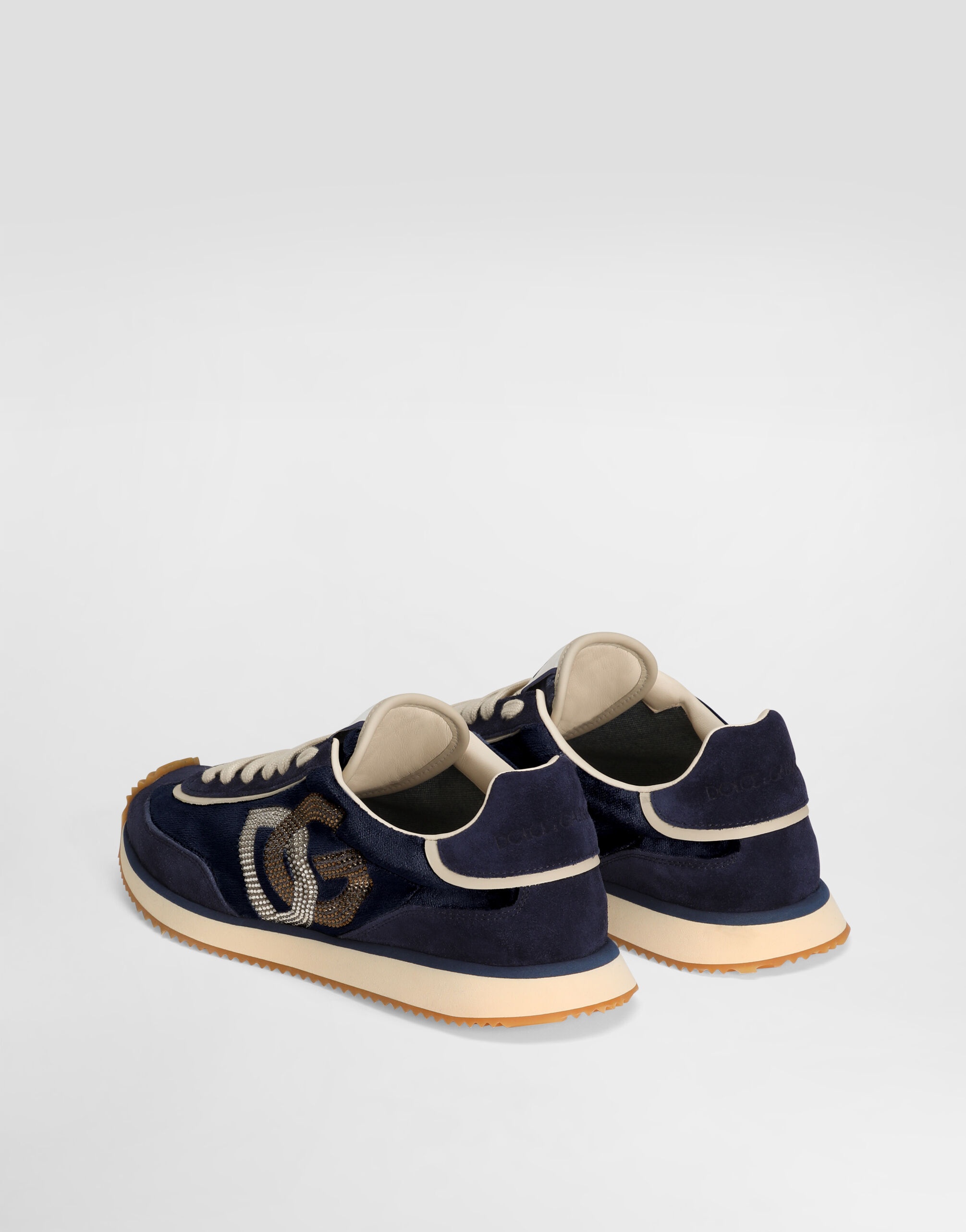Mixed-material DG Cushion sneakers - 3