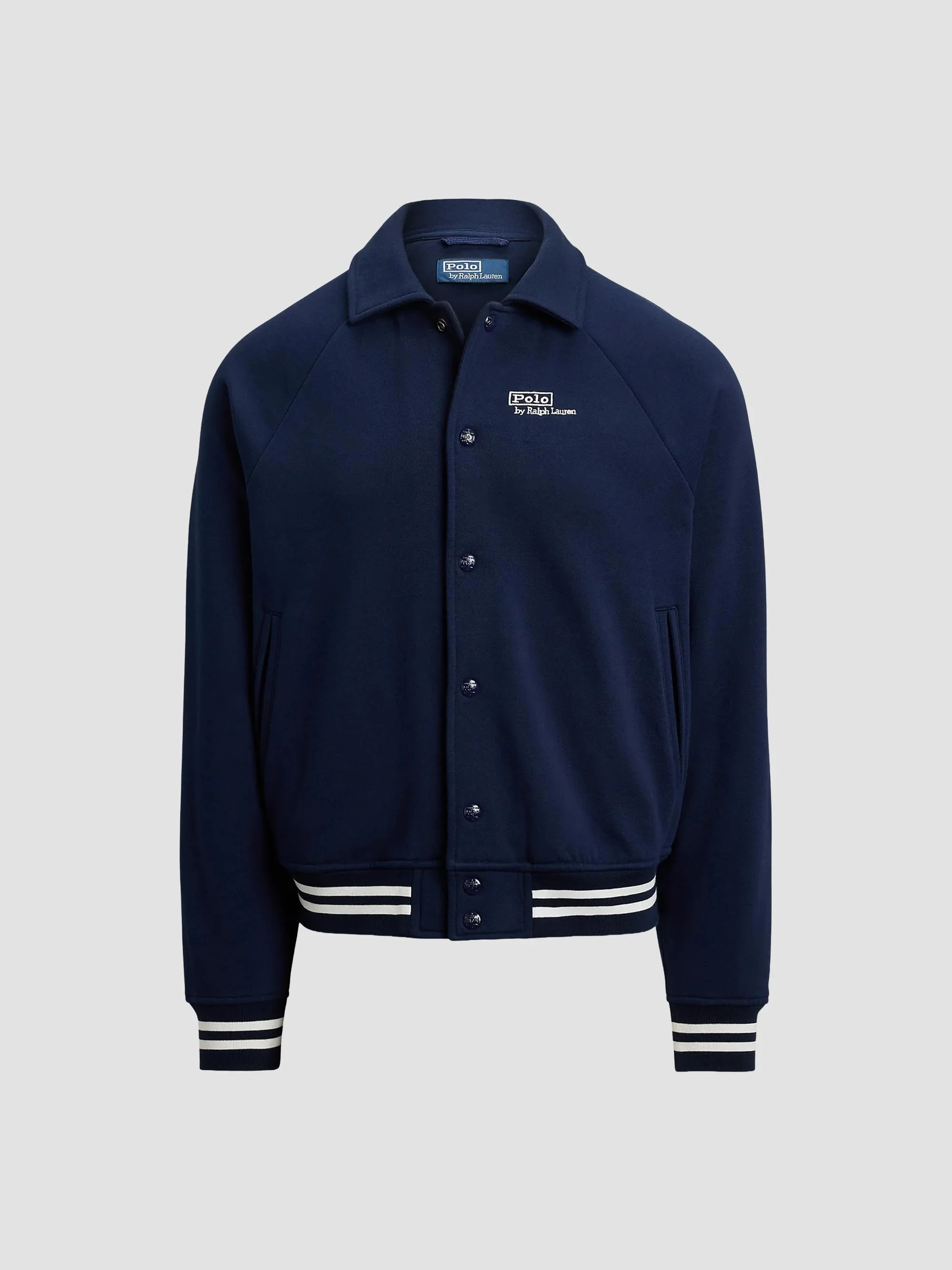 Men's Vintage-Fit Logo Fleece Bayport Jacket - Cruise Navy - 1