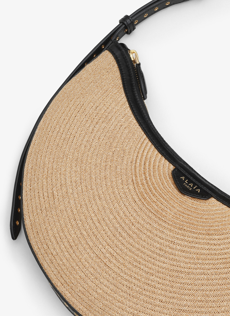 ONE PIECE DEMI LUNE BAG IN PAPER STRAW 3