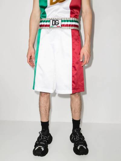 Dolce & Gabbana Italia colour-block knee-length shorts outlook