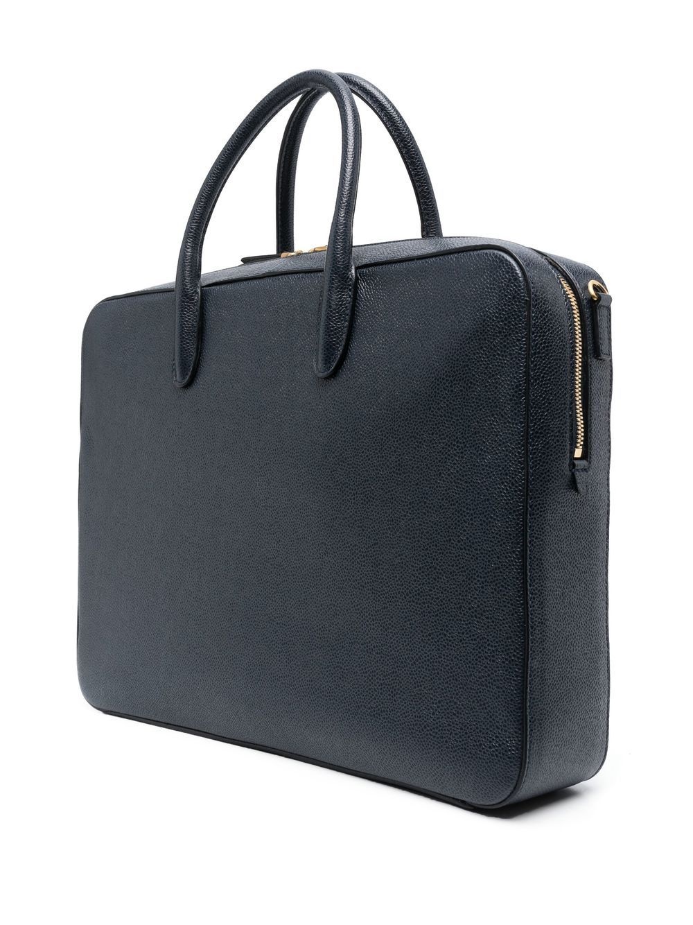 pebble-grain leather business bag - 2