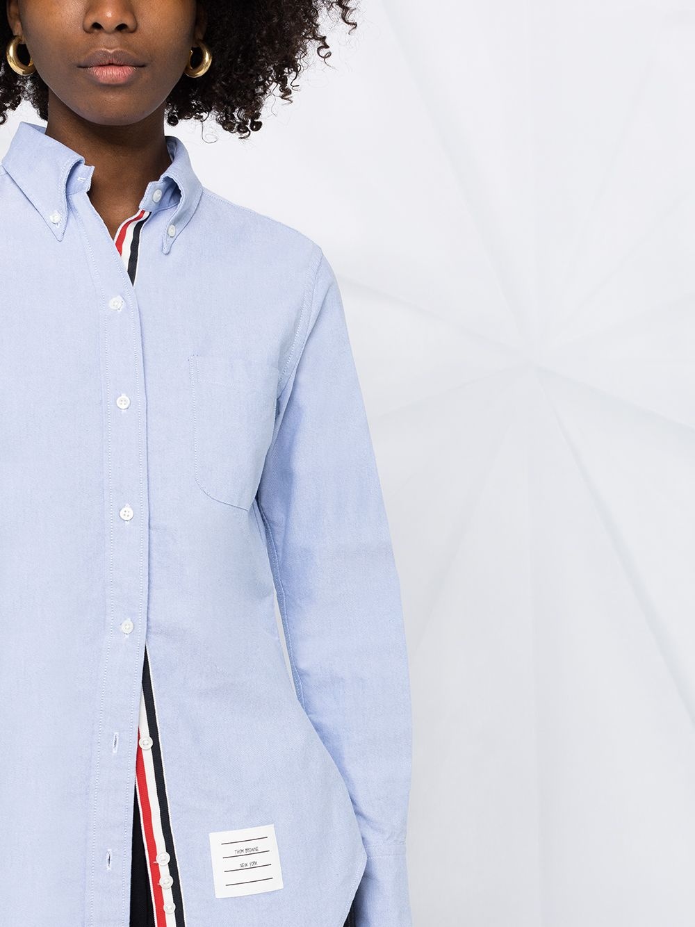 logo-patch long-sleeve shirt - 5