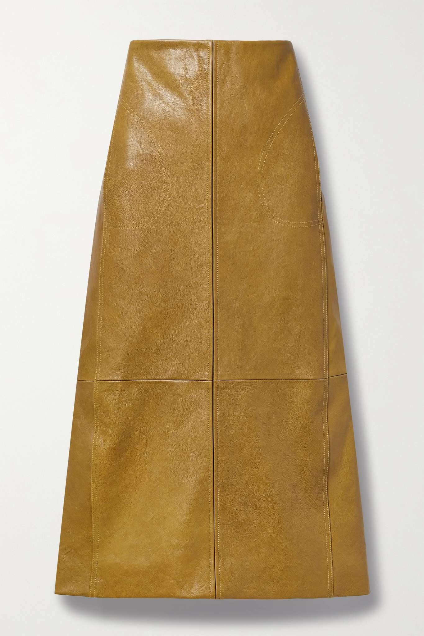 Joli leather midi skirt - 1