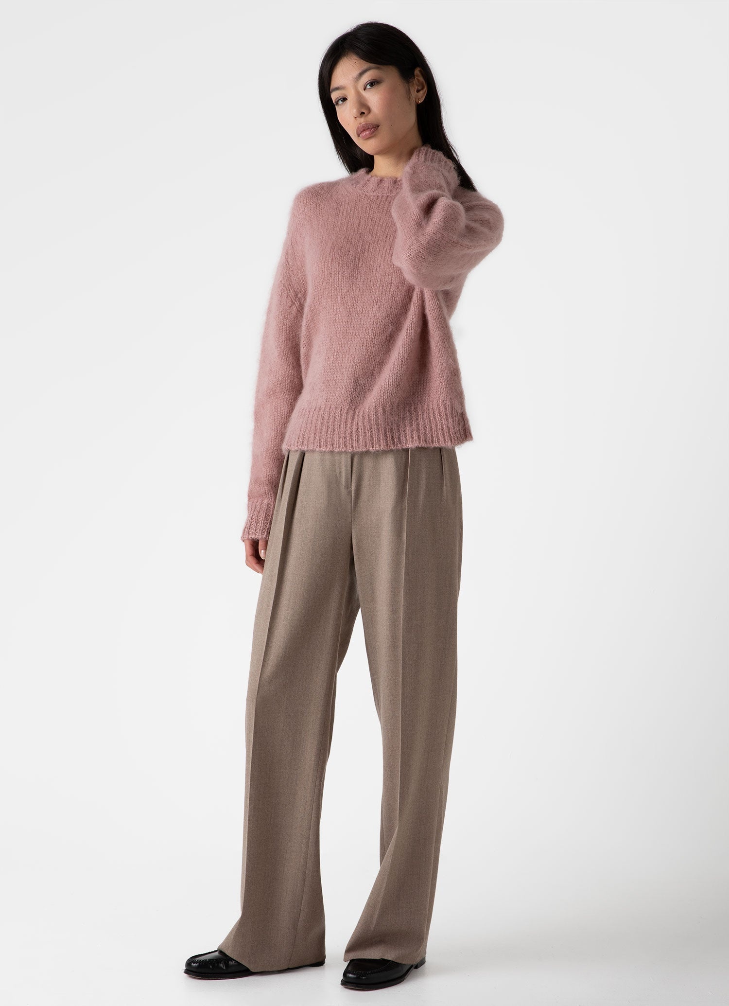 Mohair Silk Crew Neck Jumper - 3