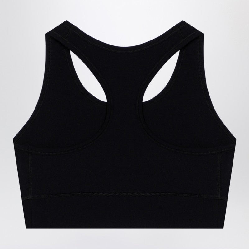 Balenciaga Black Activewear Sleeveless Top In Matt Nylon Blend Women - 2