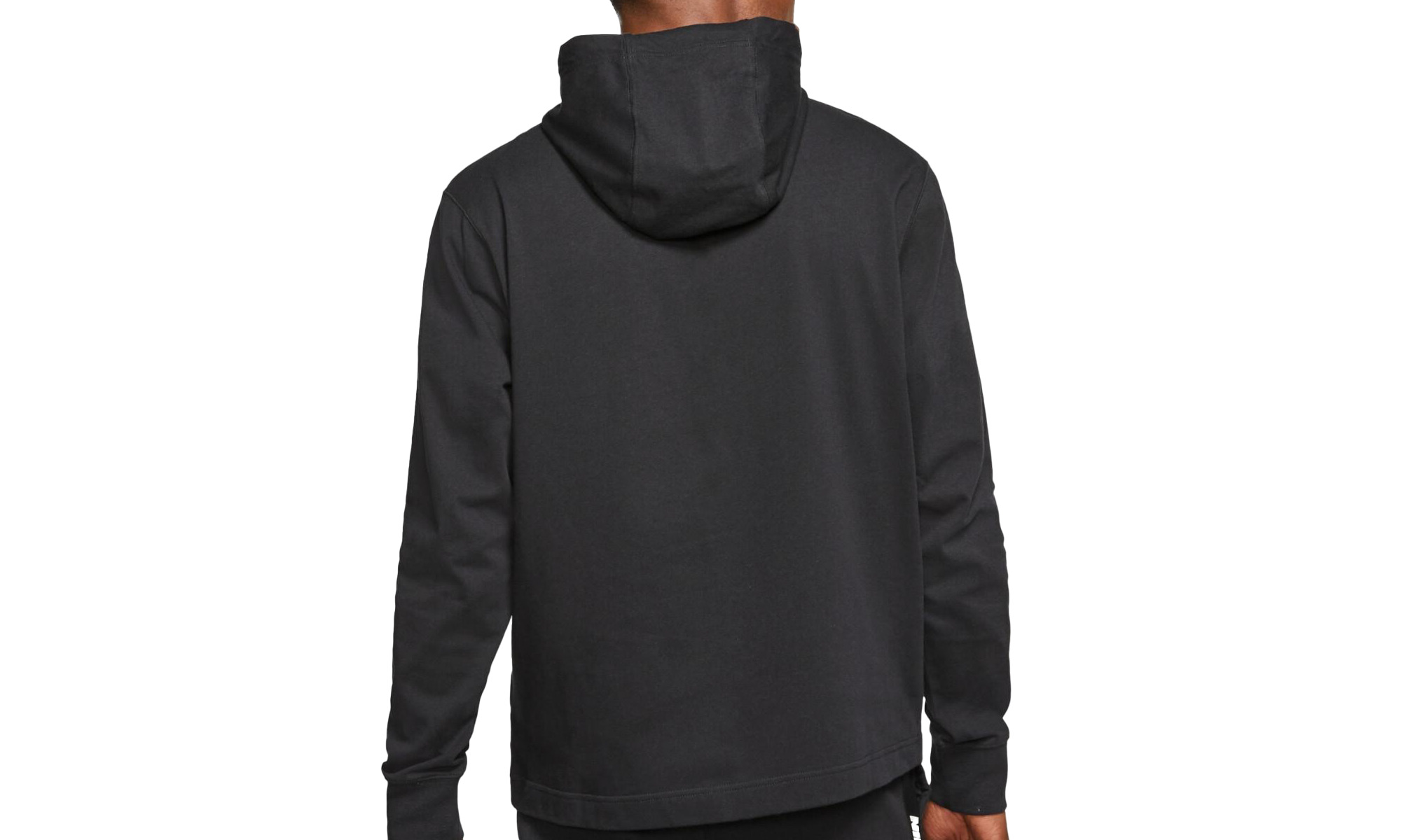 SPORTSWEAR CLUB JERSEY PULLOVER HOODIE "Black" - 2