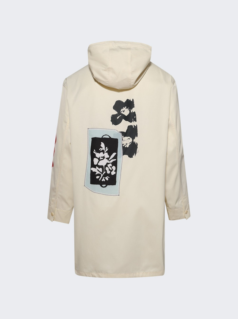 Marni X Slawn And Soldier Duster Parka Coat Ivory outlook