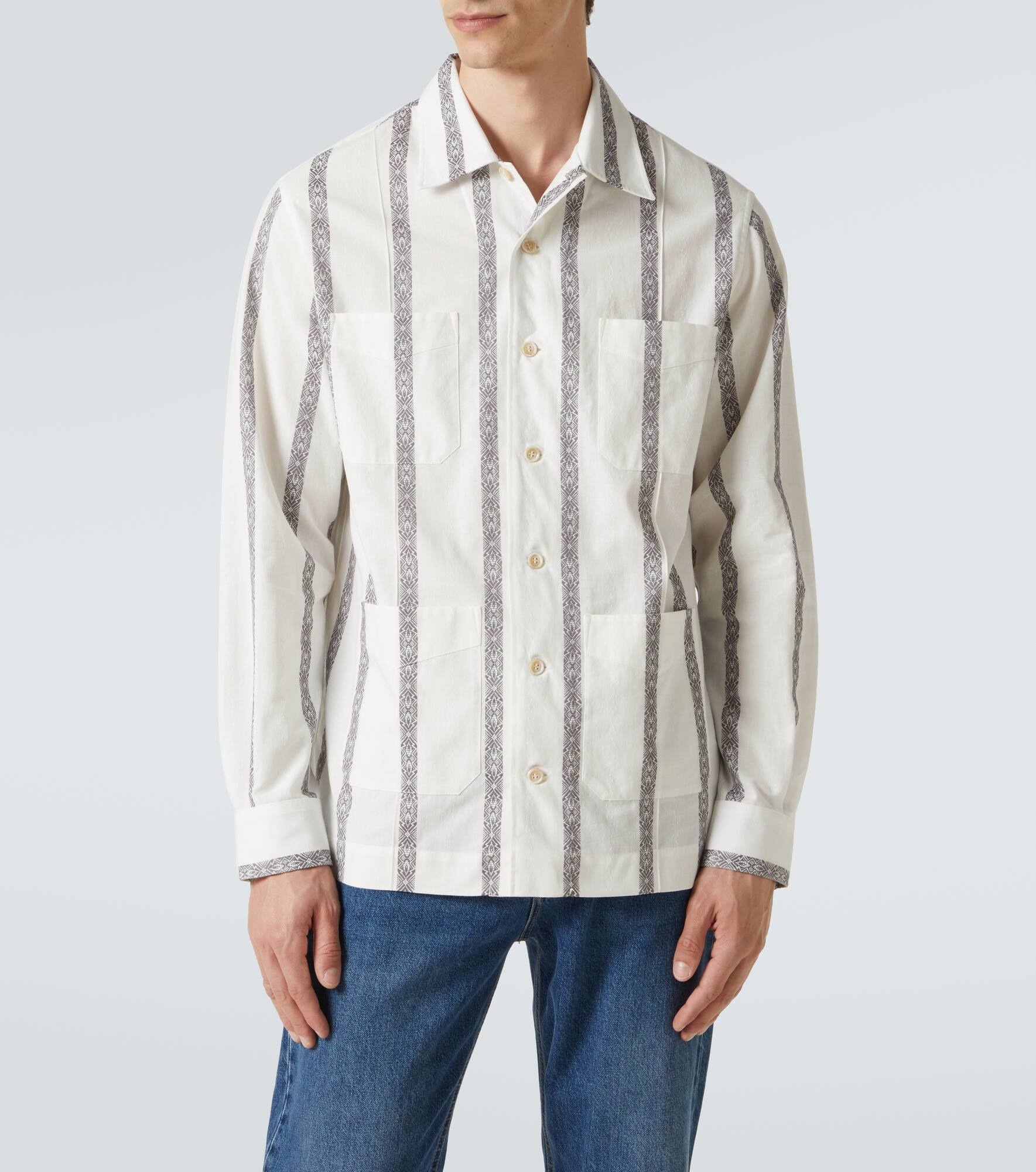 Striped cotton shirt - 3