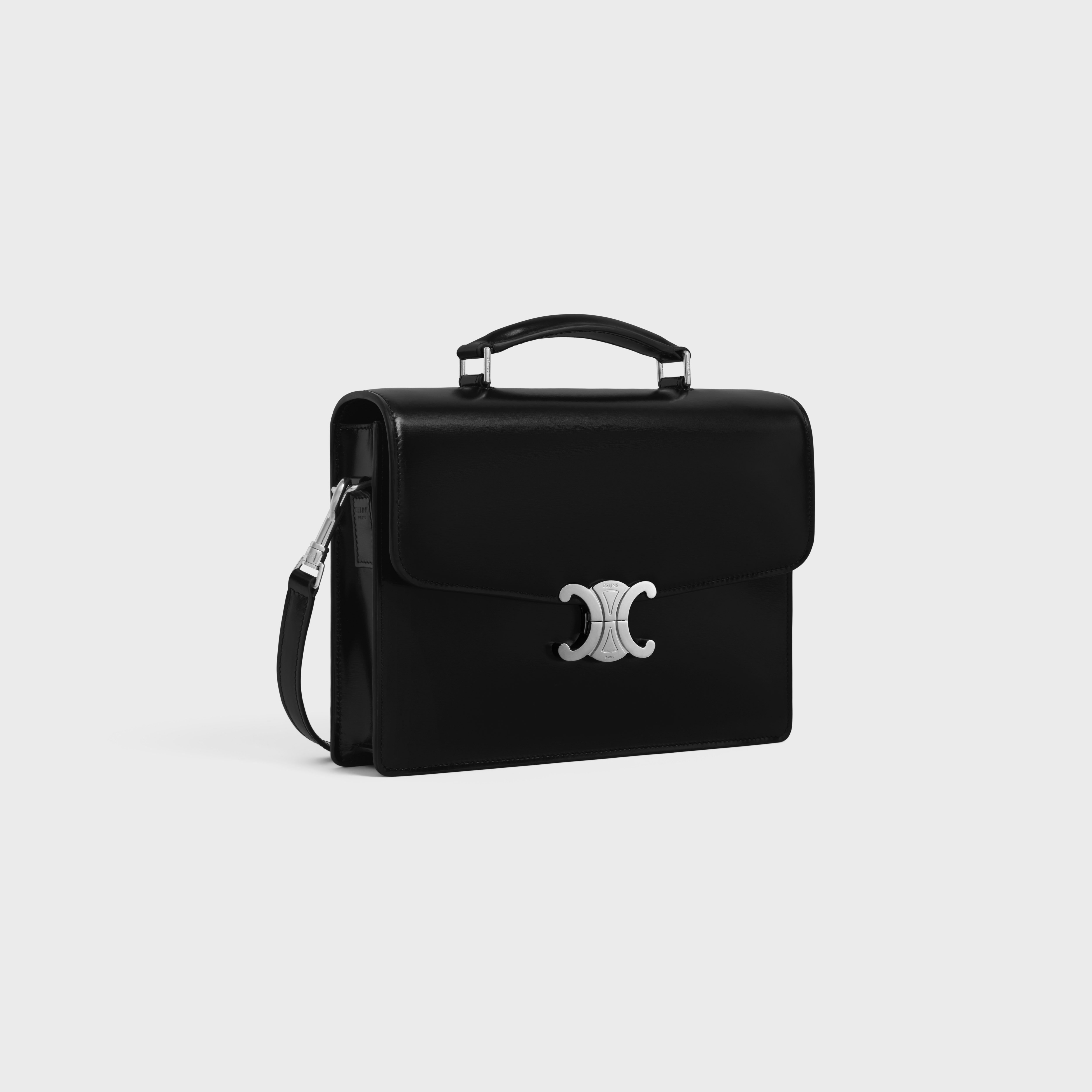 SMALL CARTABLE TRIOMPHE IN shiny calfskin - 2