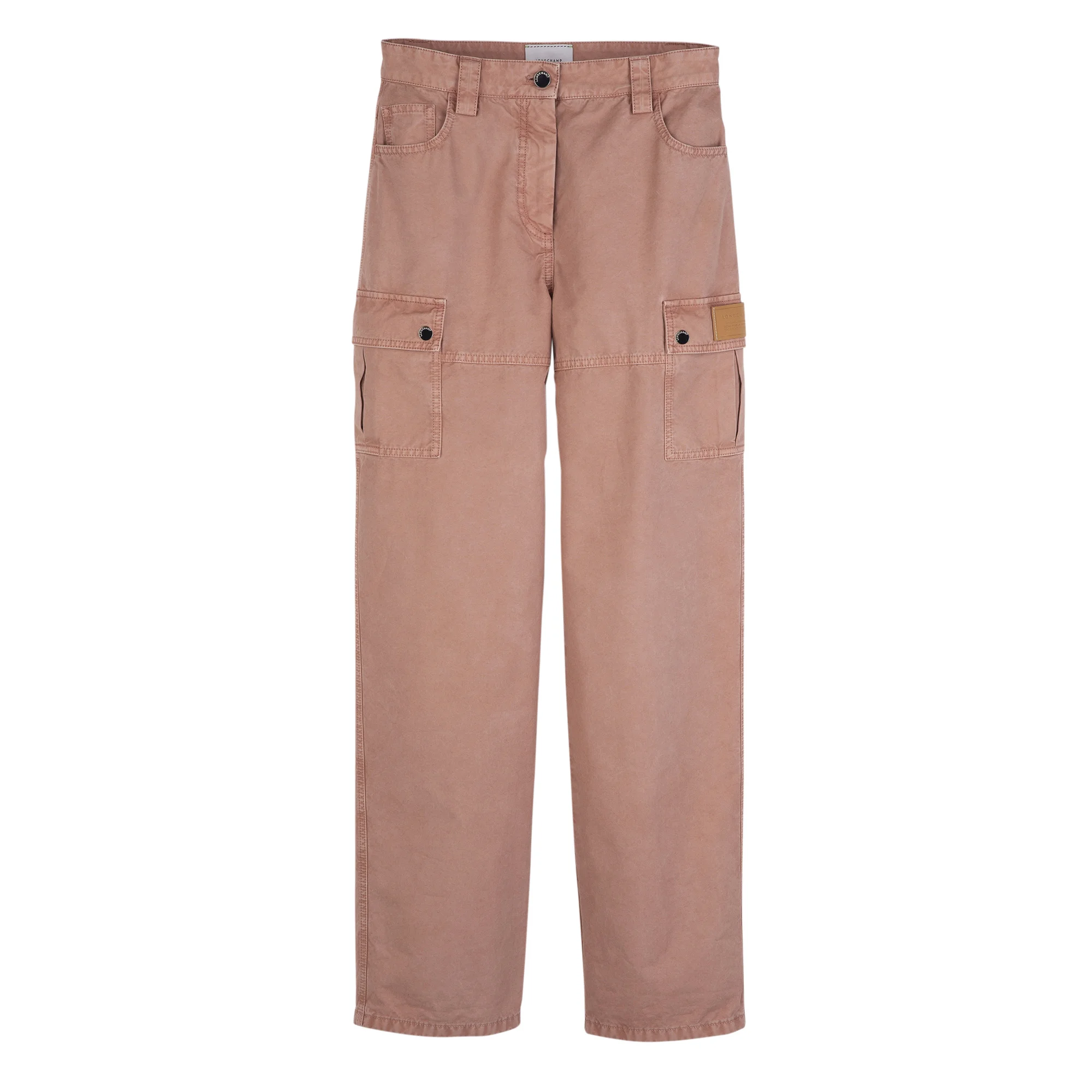 Trousers Pink Tea - Overdyed cotton - 1