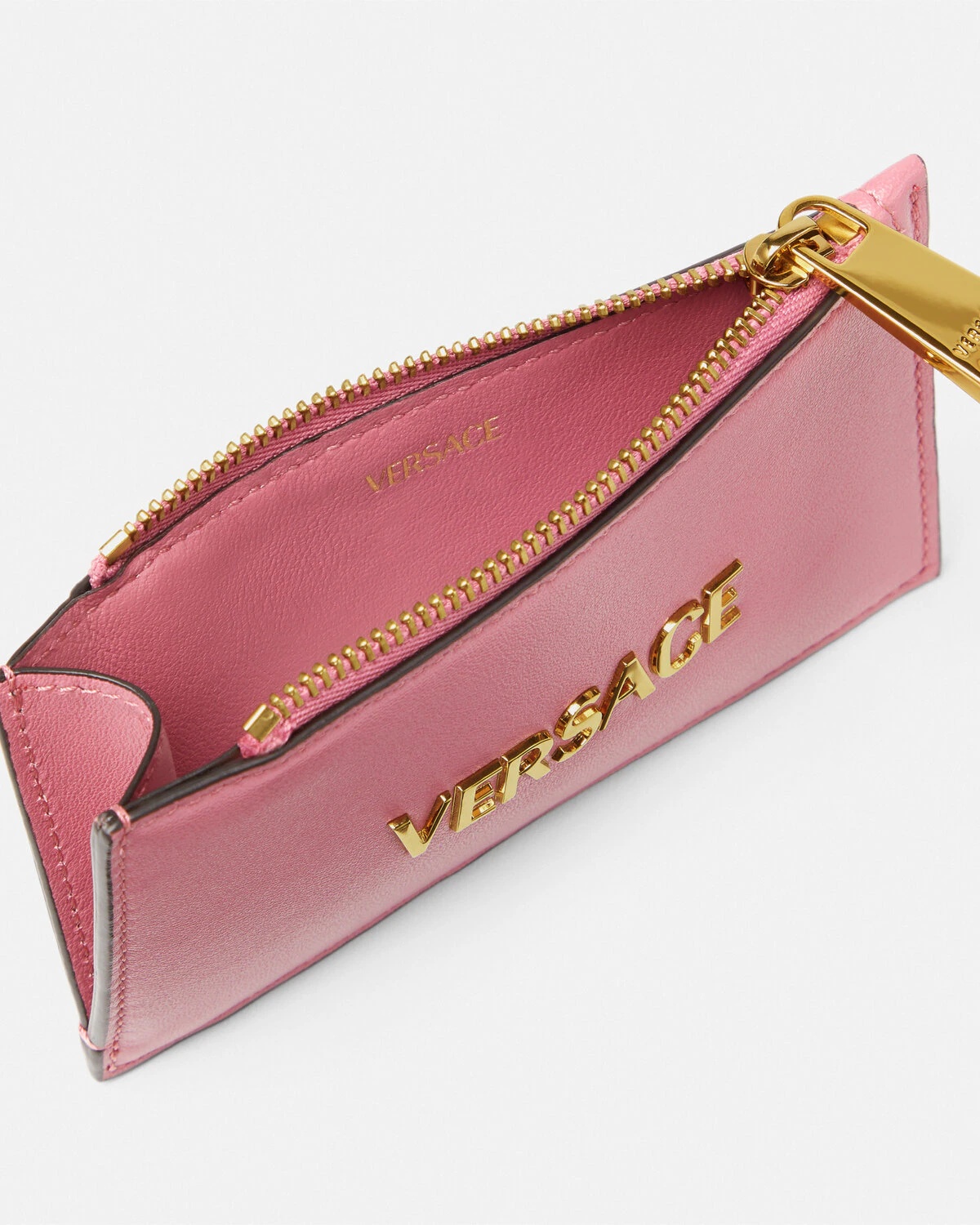 Versace Tag Zip Card Holder - 2