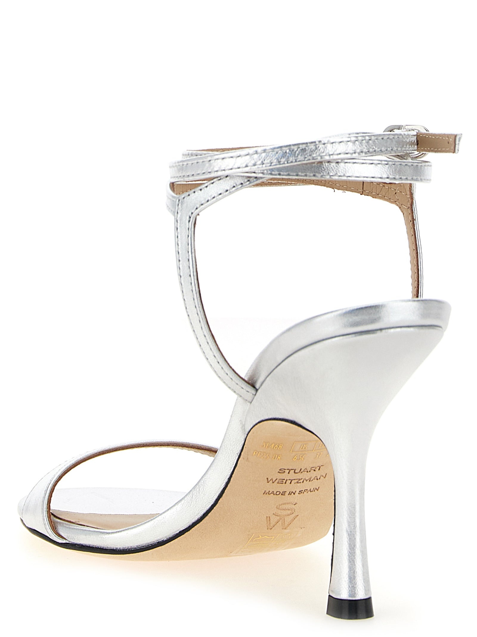 Nudist Wrap Sandals Silver - 3