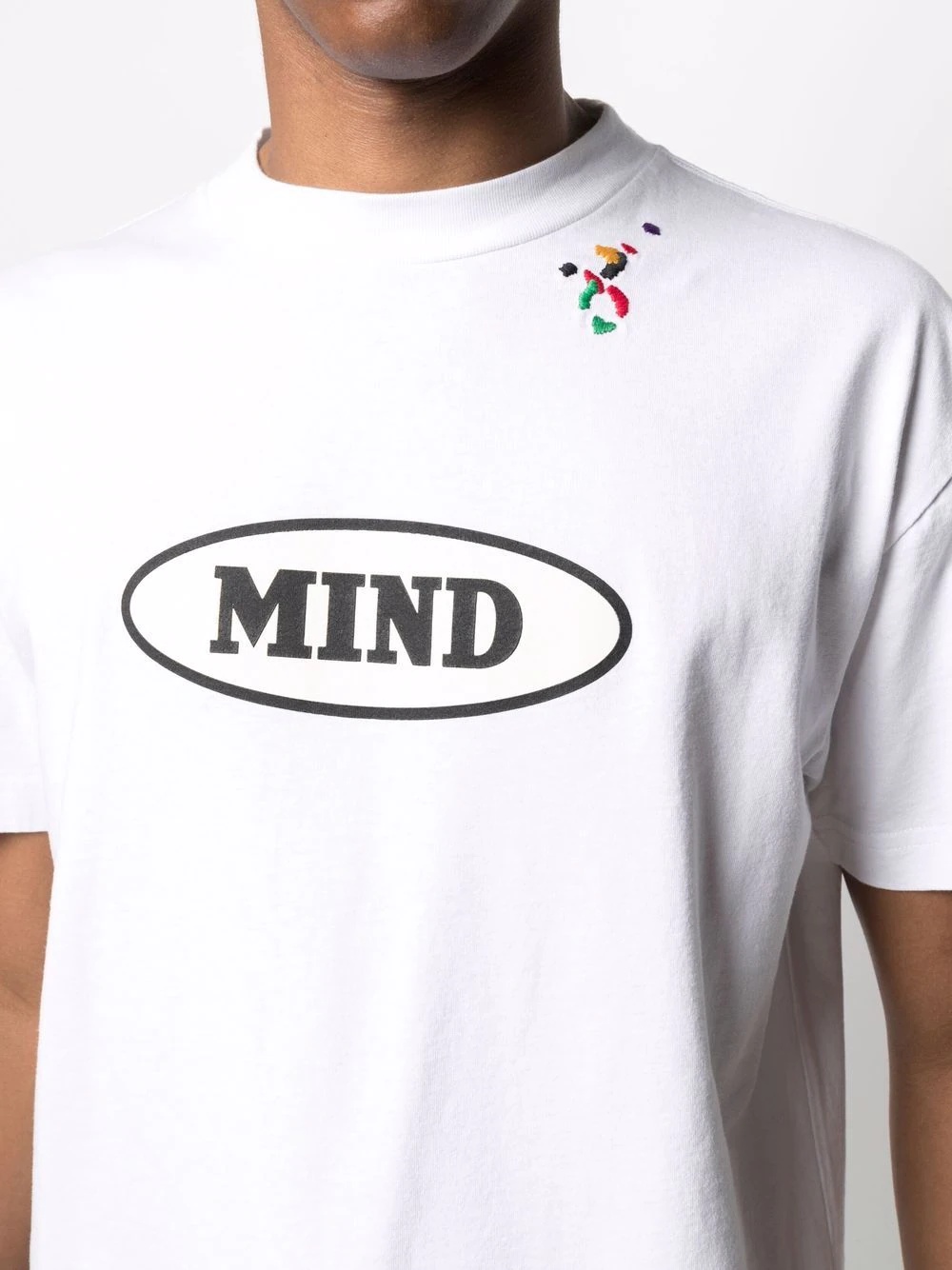 x Missoni MIND logo print embroidered T-shirt - 5