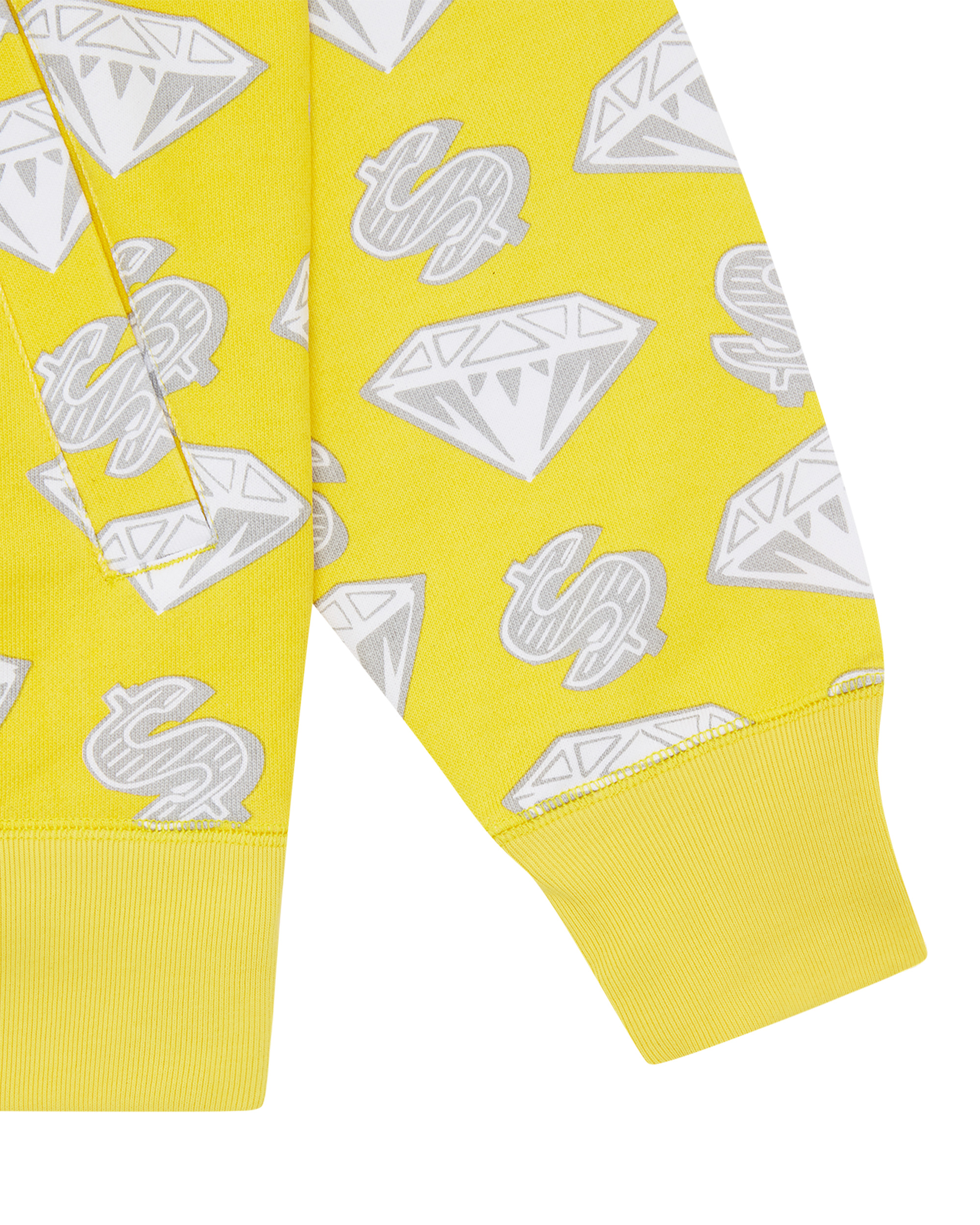 DIAMONDS & DOLLARS ZIP-THROUGH HOOD - 4