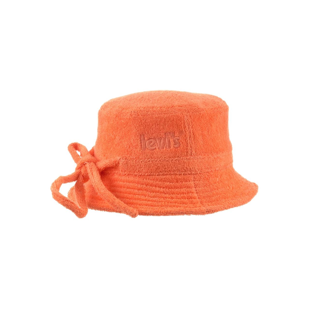 TERRY BUCKET HAT WITH POSTER LOGO - 3