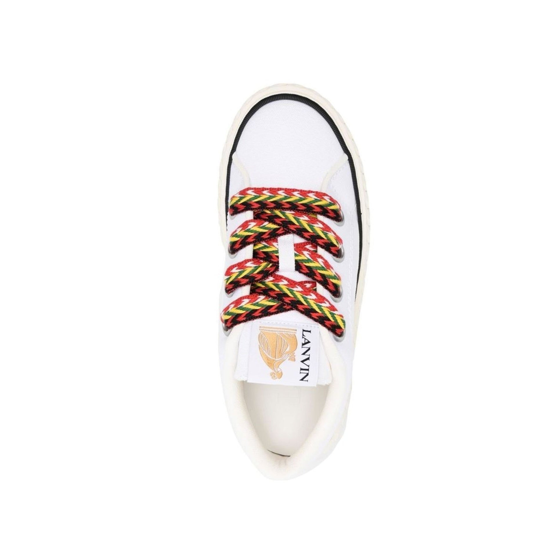 Lanvin Cotton Lace-Up Sneakers Women - 4