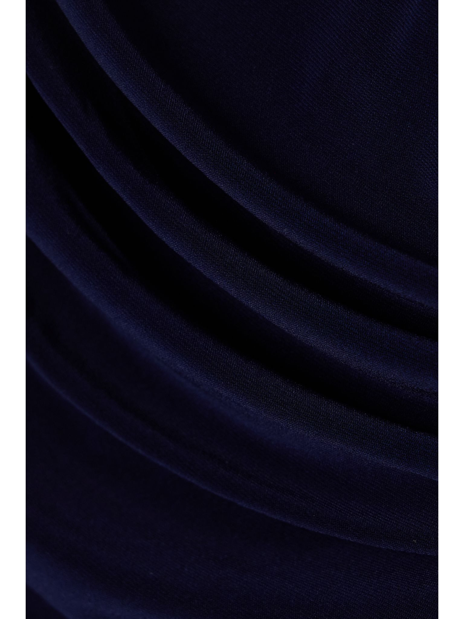 Bill Mio ruched halterneck swimsuit Navy - 4