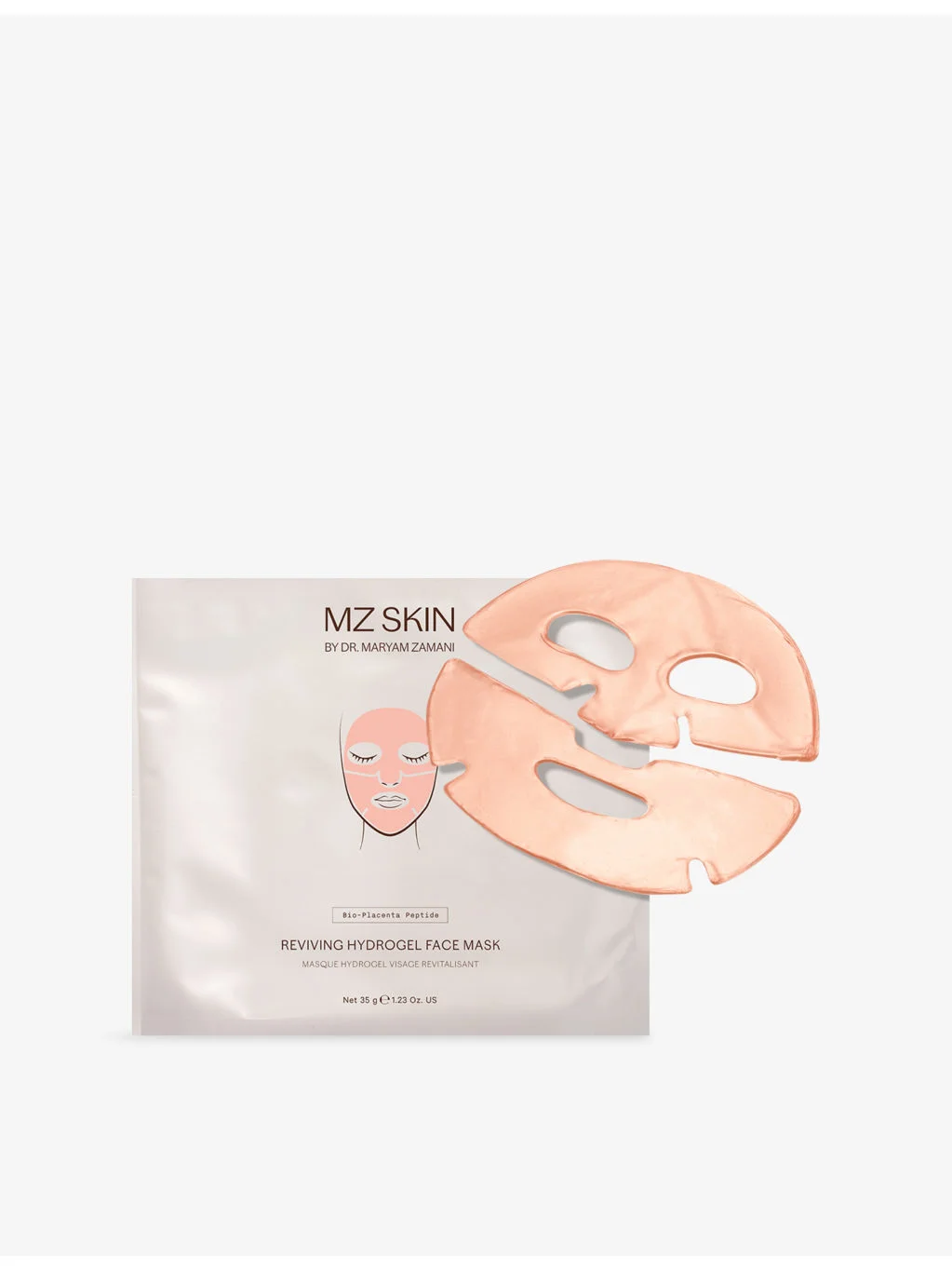 Bio-Placenta Peptide Reviving Hydrogel Face Mask Pack of Five - 1