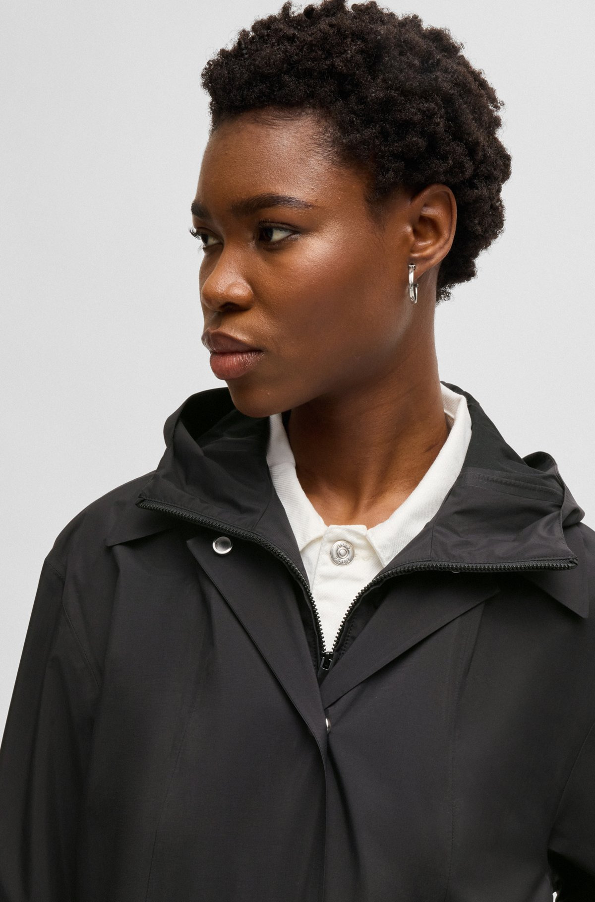 WATER-REPELLENT JACKET WITH DETACHABLE FLEECE INNER - 5