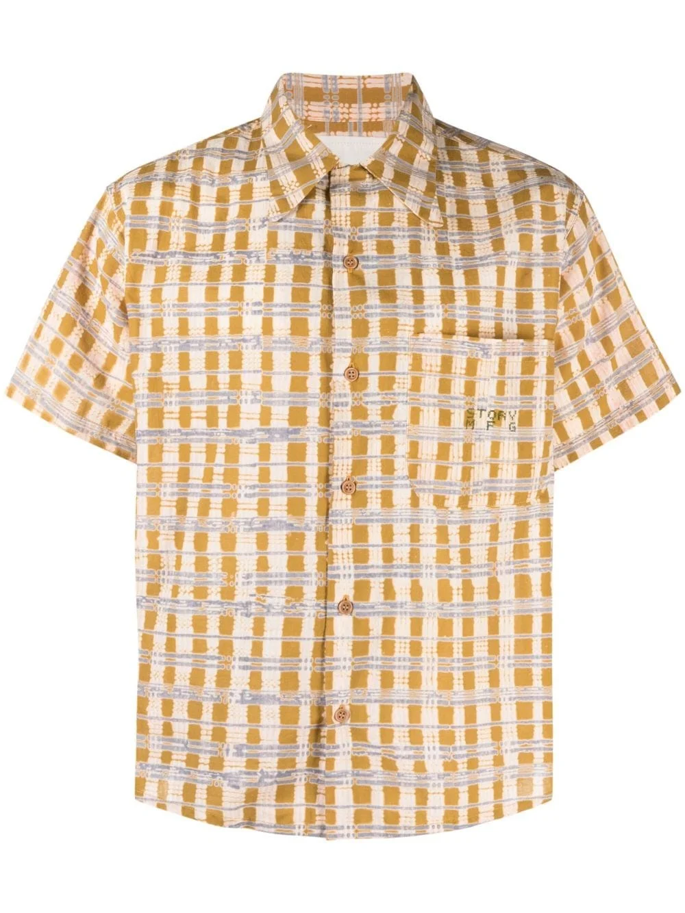 Shore checked cotton shirt - 1