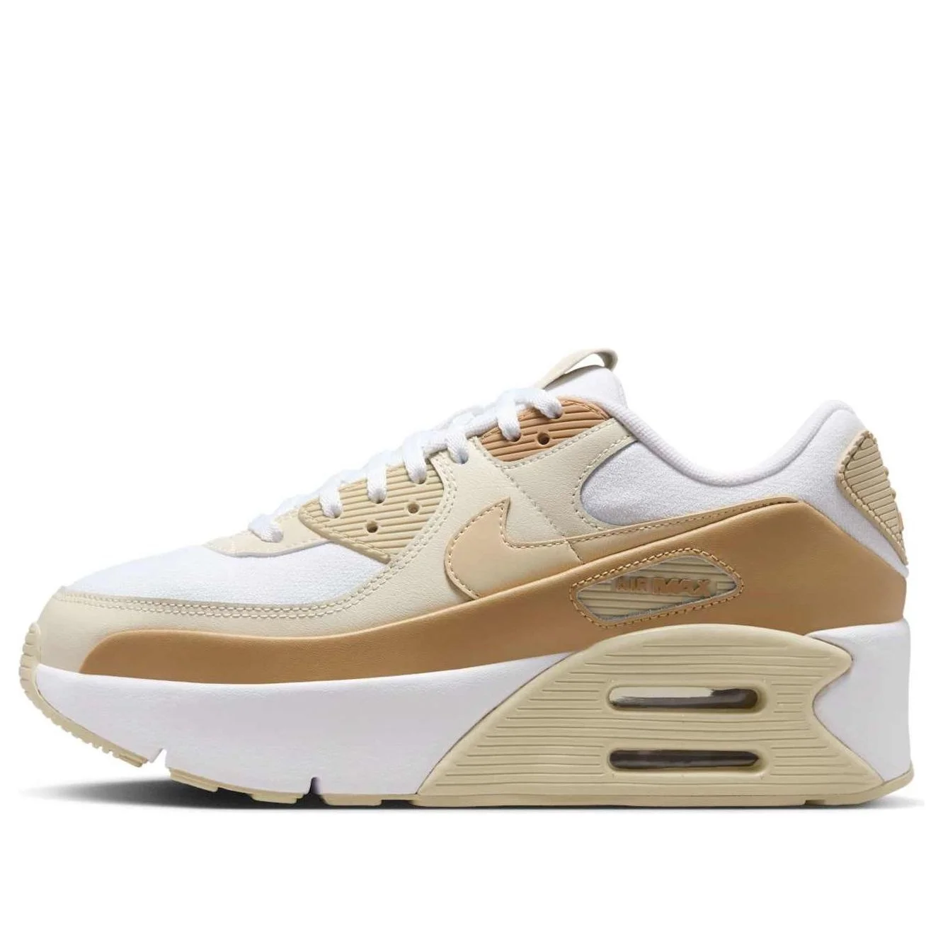 (WMNS) Nike Air Max 90 LV8 'White Club Gold' FD4328-112 - 1