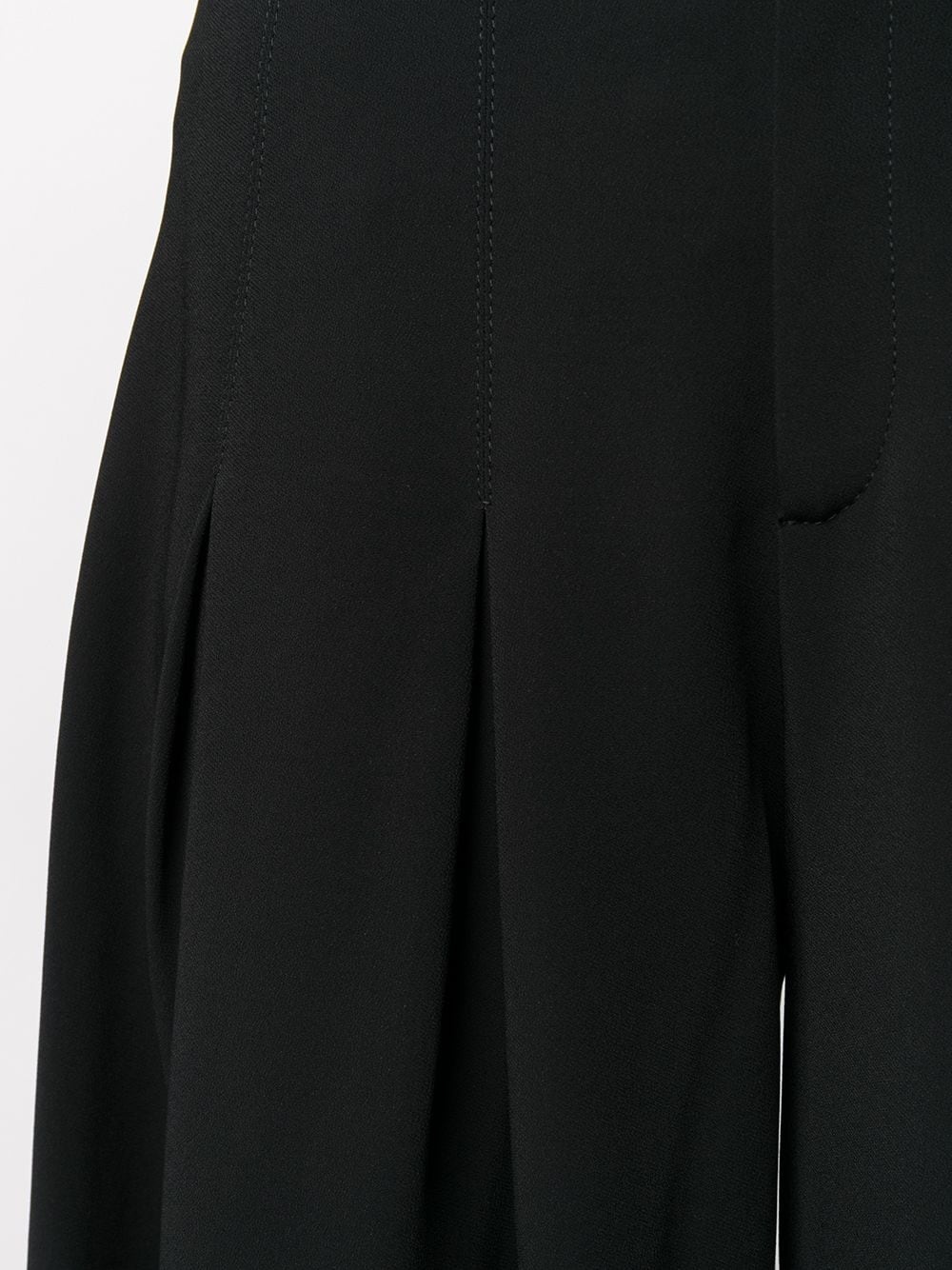 high-waisted pleated culottes - 5