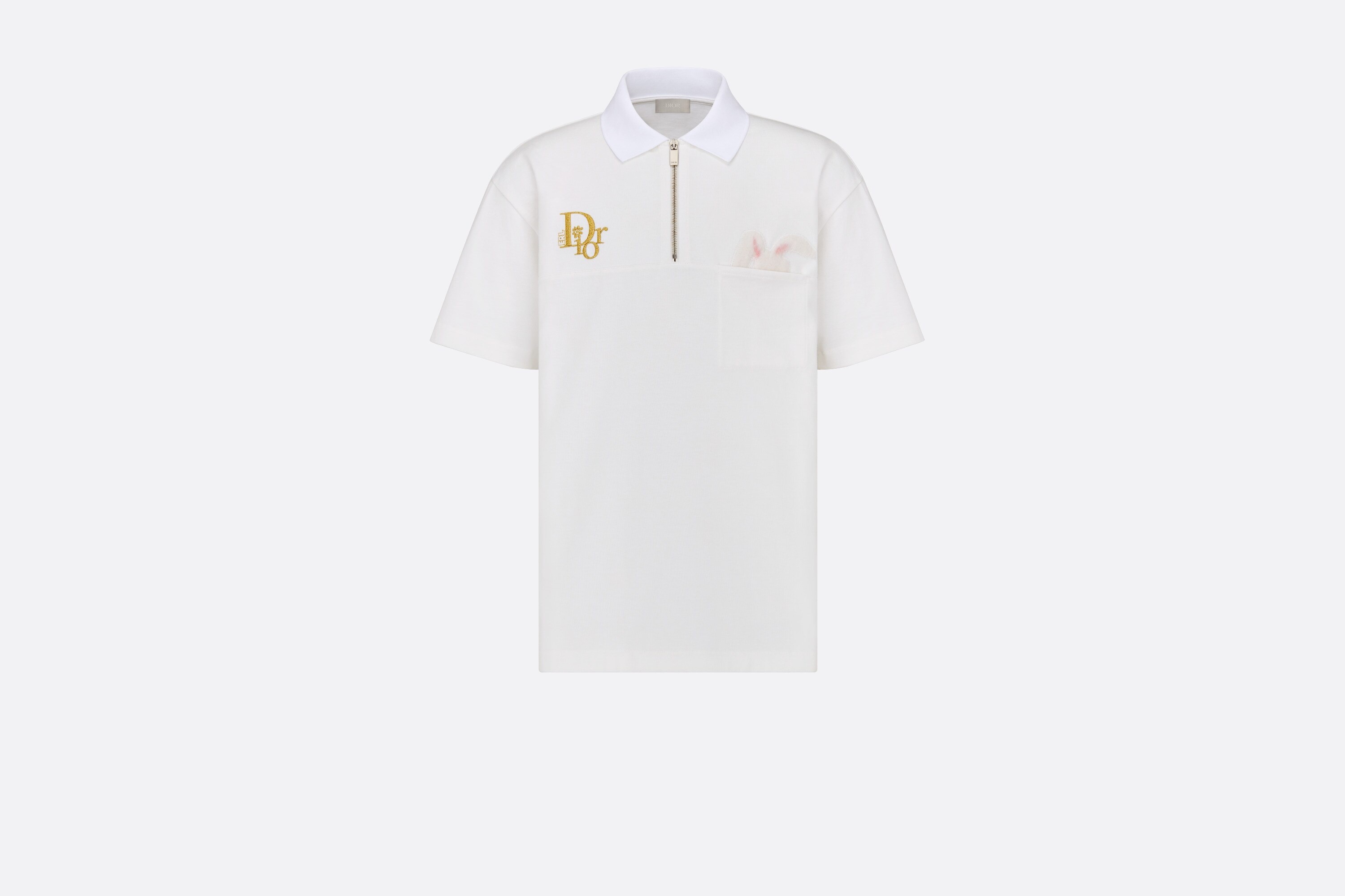Shop Christian Dior 2023 SS RELAXED DIOR ERL POLO SHIRT Animal