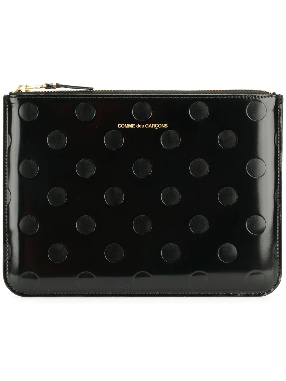 embossed polka dots wallet - 1