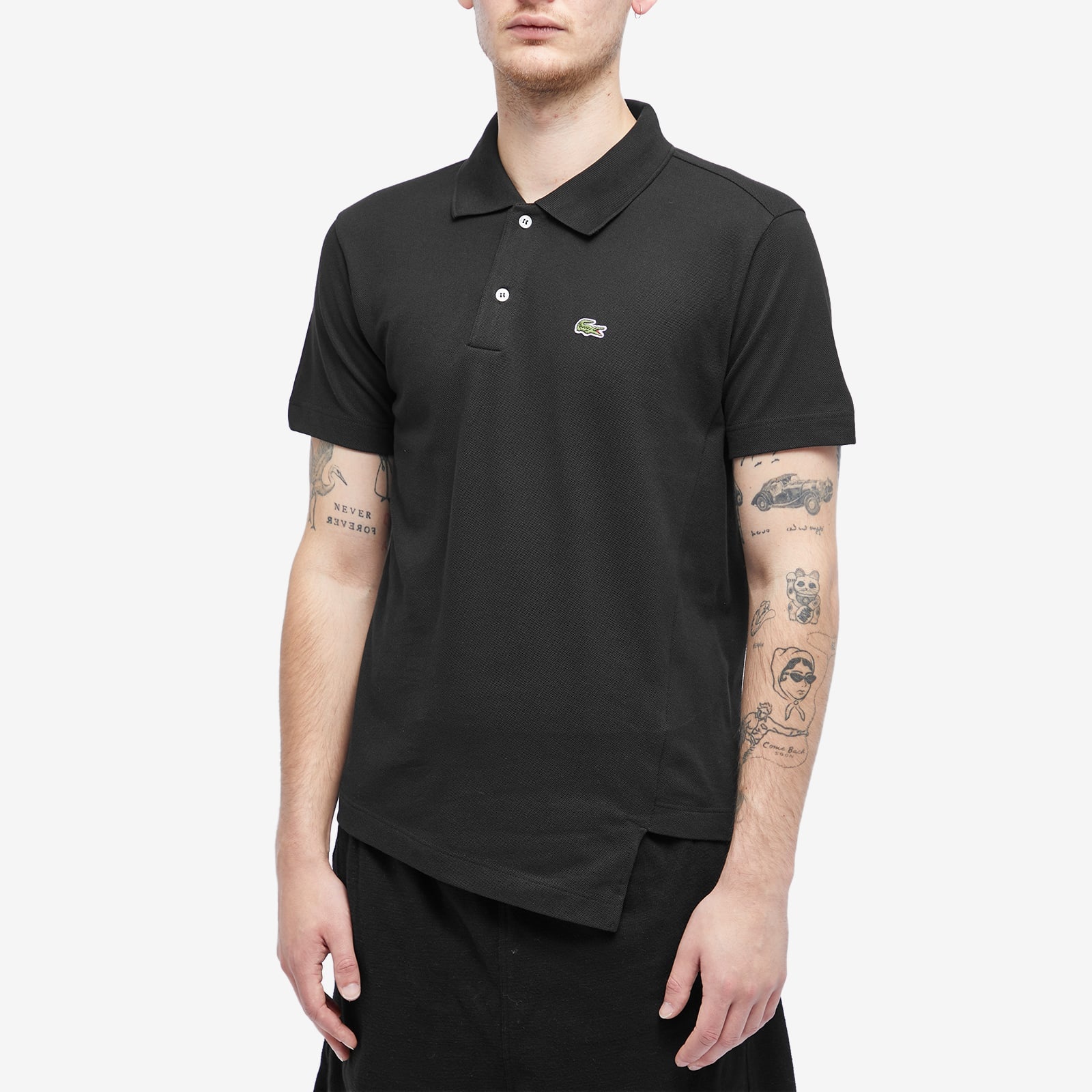 Comme des Garçons SHIRT x Lacoste Asymmetric Polo - 2