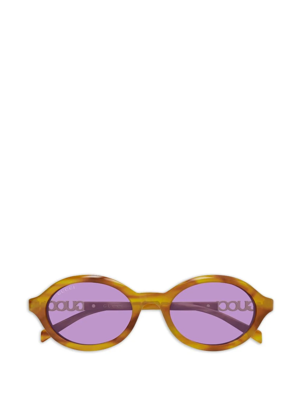 oval logo-detail sunglasses - 1