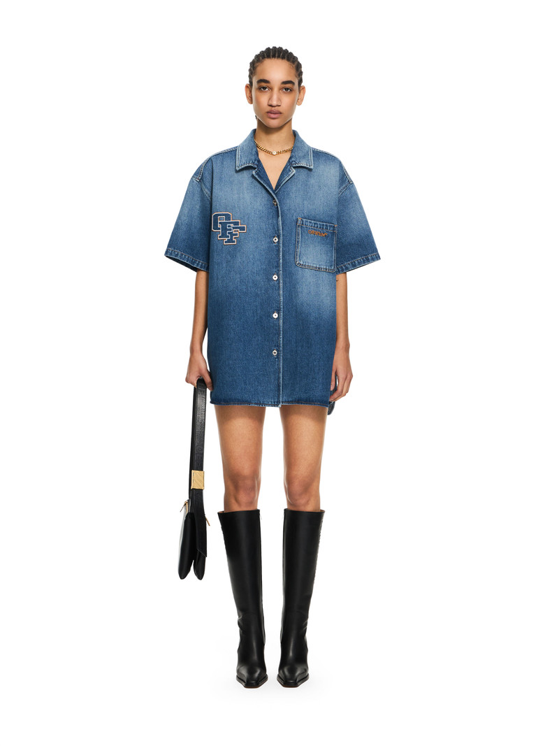Off-White Royal Patch Denim Dress outlook