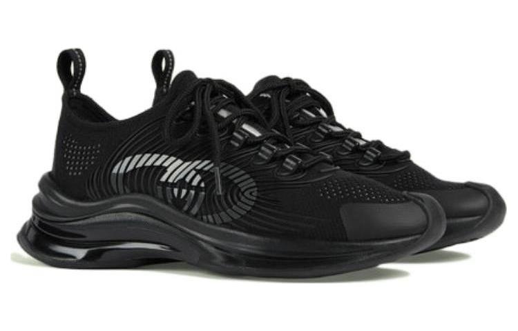 (WMNS) Gucci Run Sneaker 'Black' 714665-USM10-8442 - 2