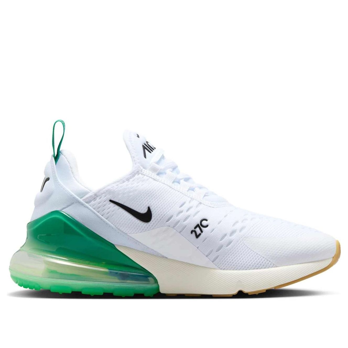 (WMNS) Nike Air Max 270 'White Summit White Stadium Green Black' AH6789-125 - 2