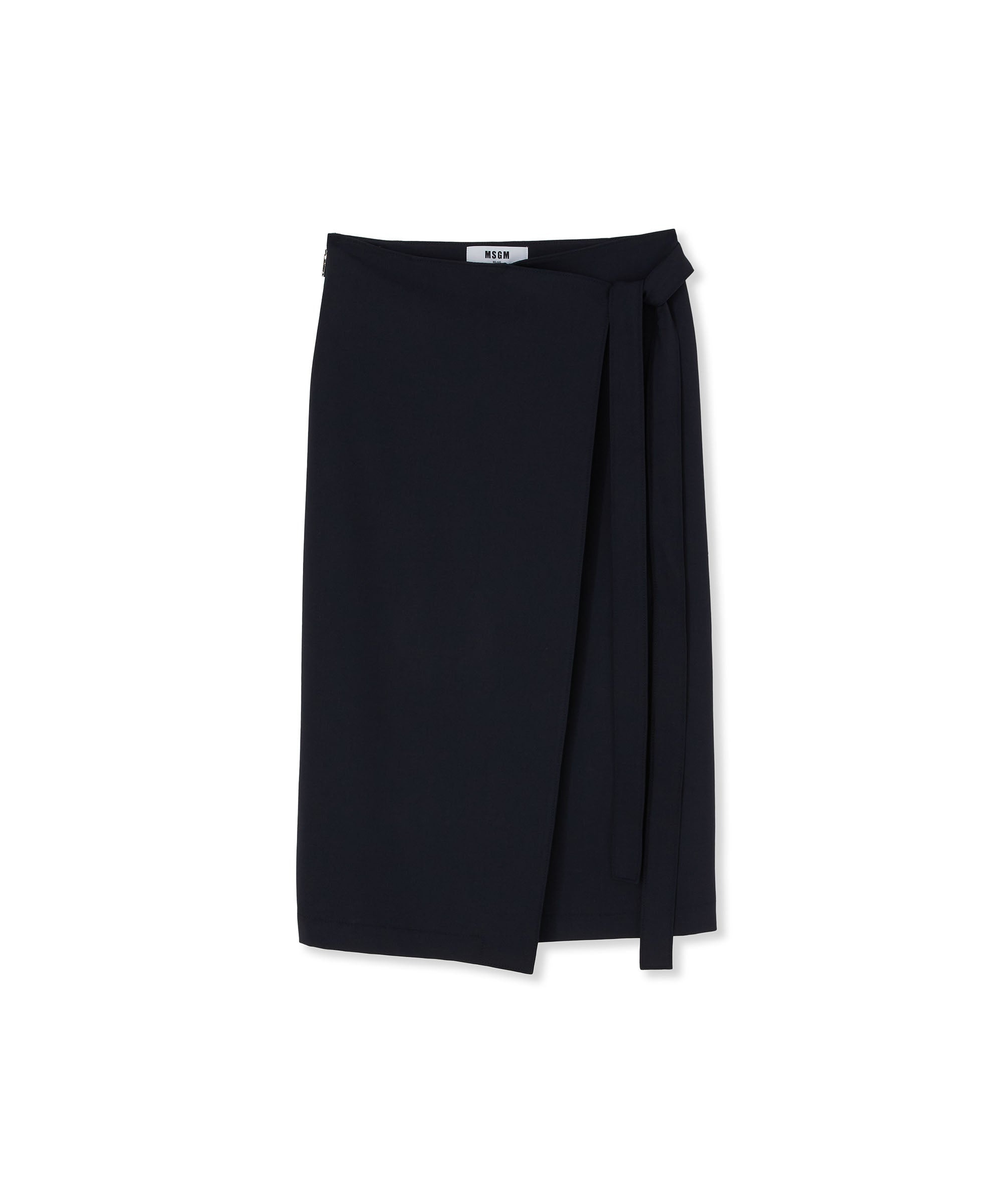 Fresh wool wrap midi skirt - 1