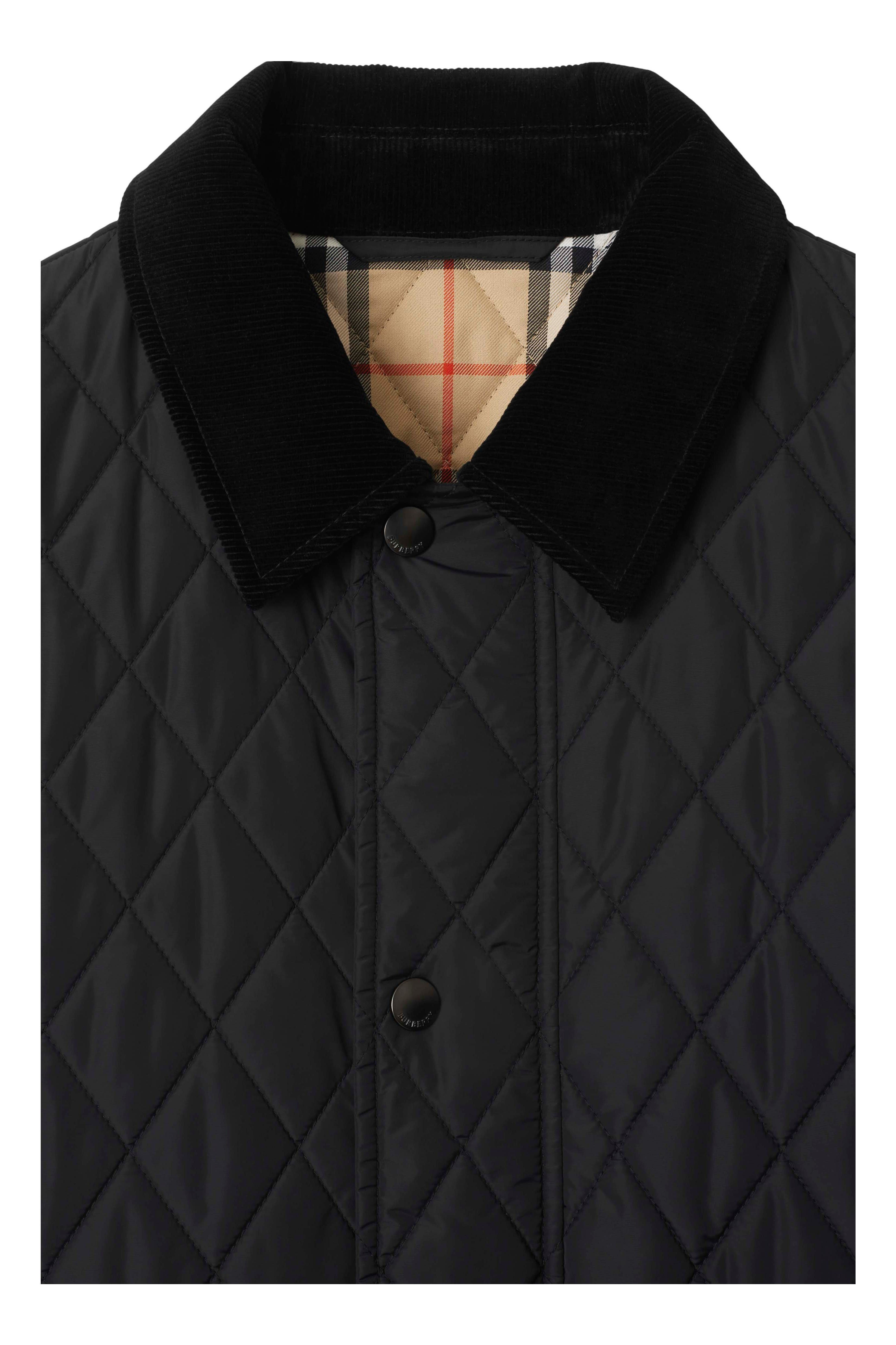 burberry Quilted Nylon Barn Jacket in Black at Nordstrom - 6