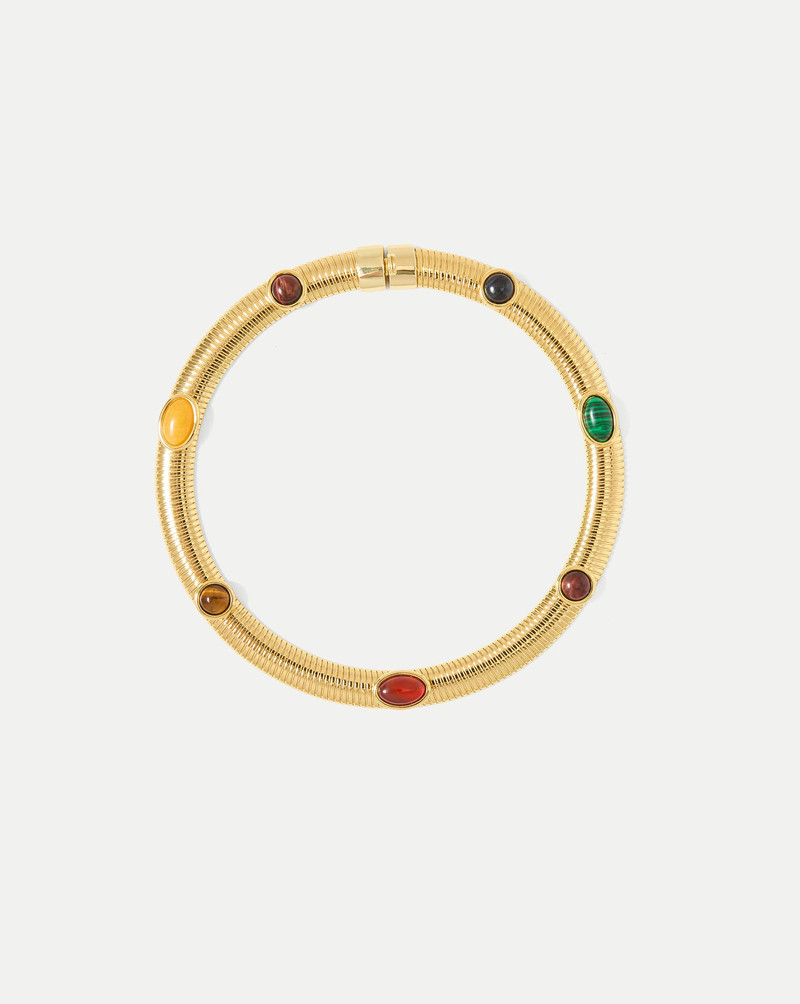 EMBELLISHED TUBOGAS COLLAR NECKLACE 1