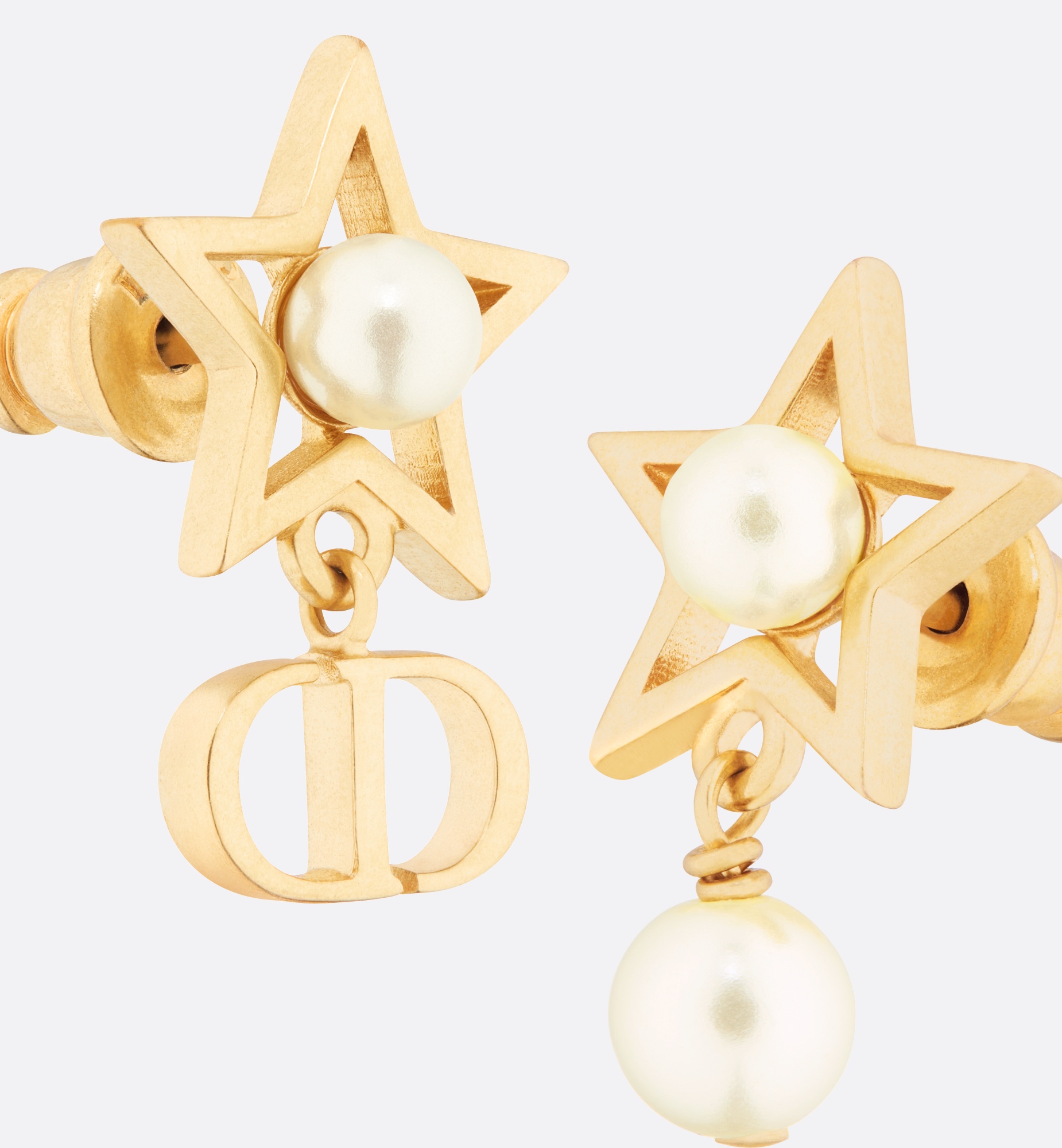 Dior Petit CD Lucky Charms Earrings | REVERSIBLE
