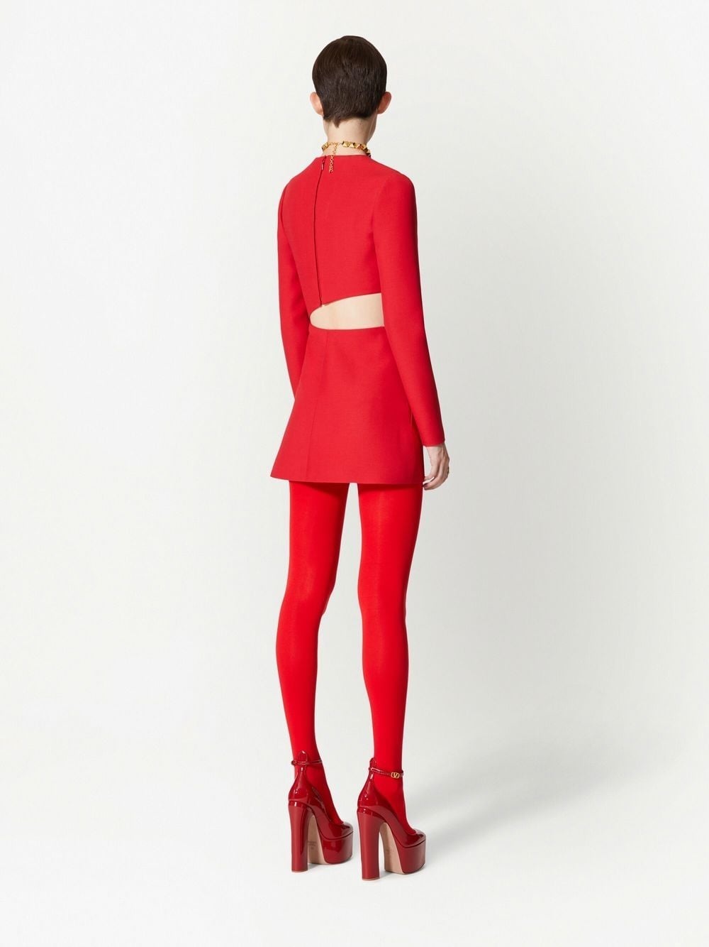cutout minidress - 5