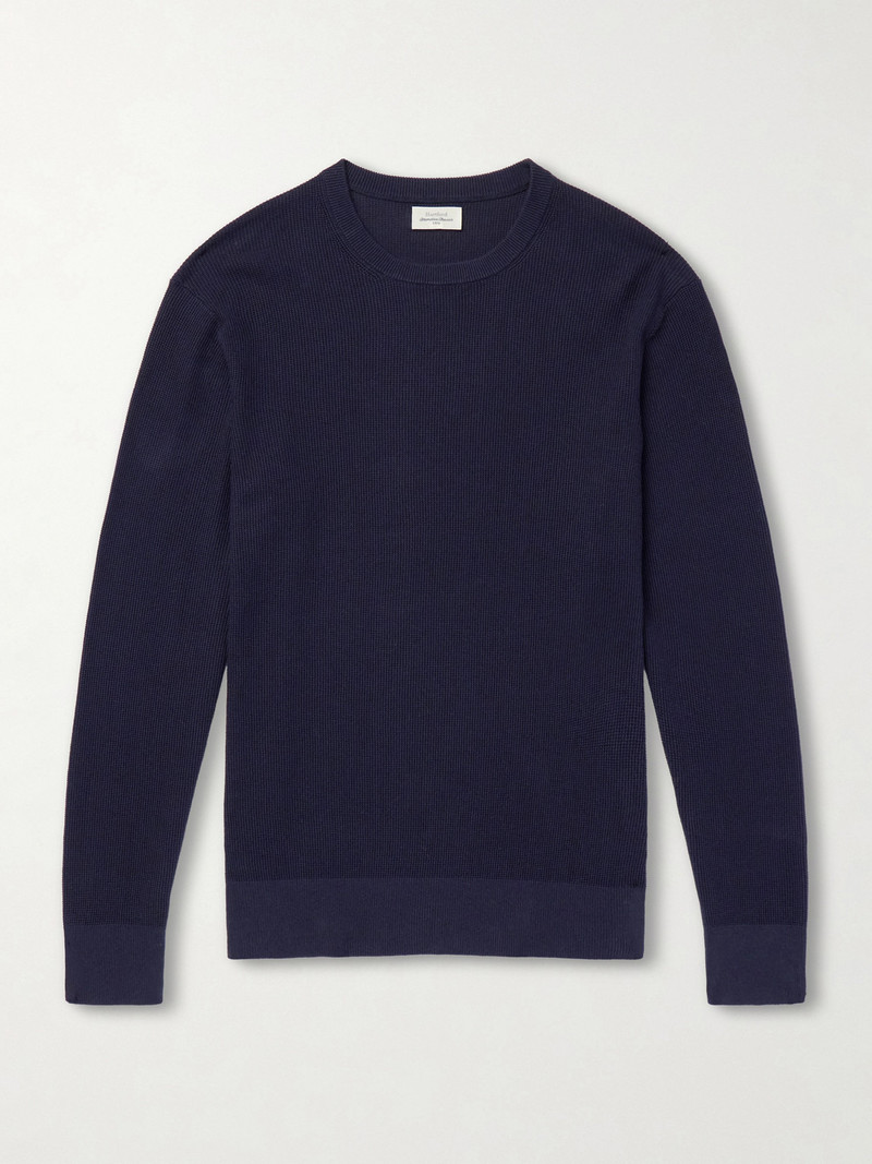 Cotton-Piqué Sweater 1