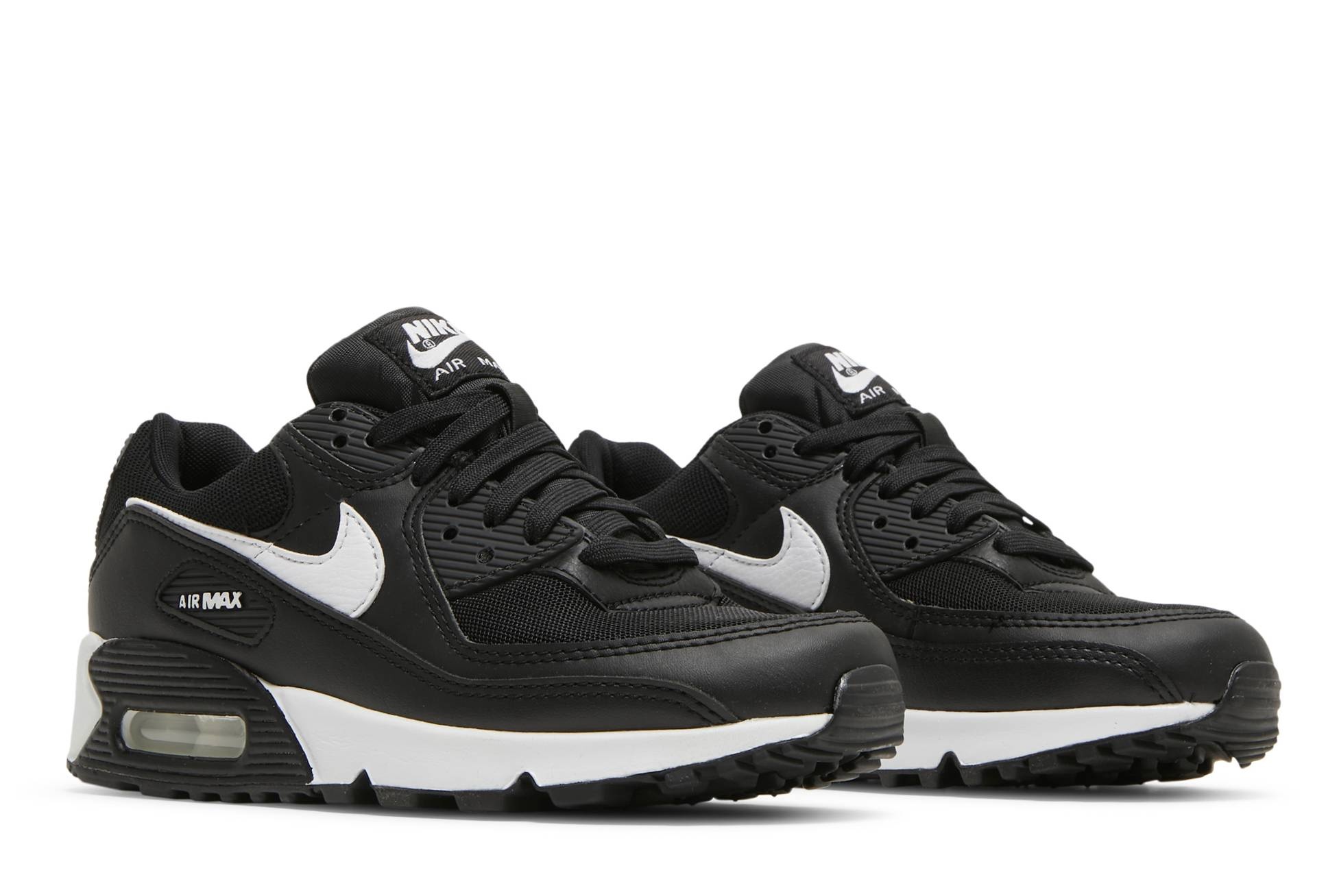 Nike Wmns Air Max 90 'Black White' | goat | REVERSIBLE