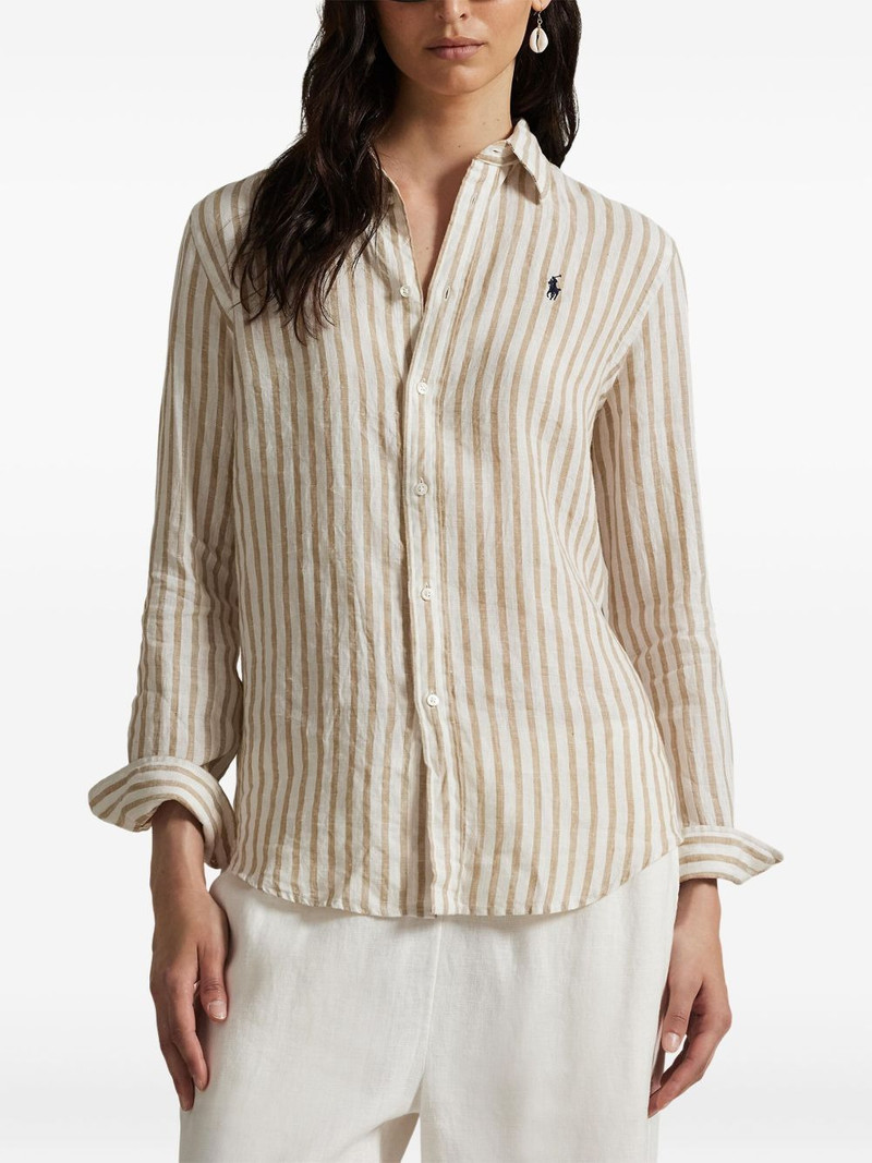 striped button-up shirt 3