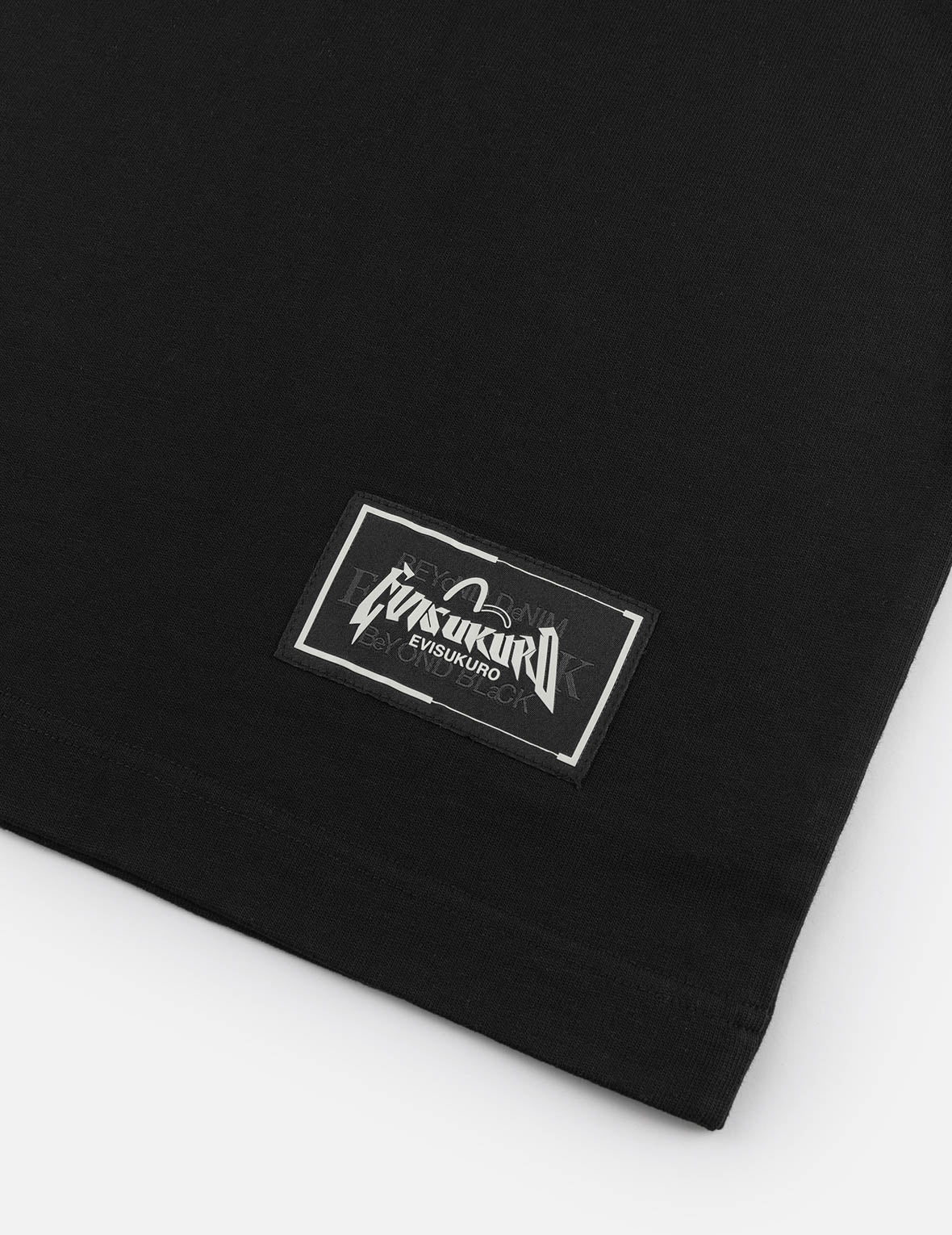 Kamon Print and Embroidery Oversized T-shirt - 9