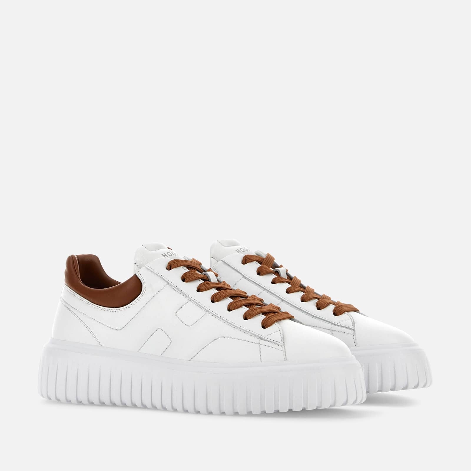 Sneakers Hogan H-Stripes White Beige - 2