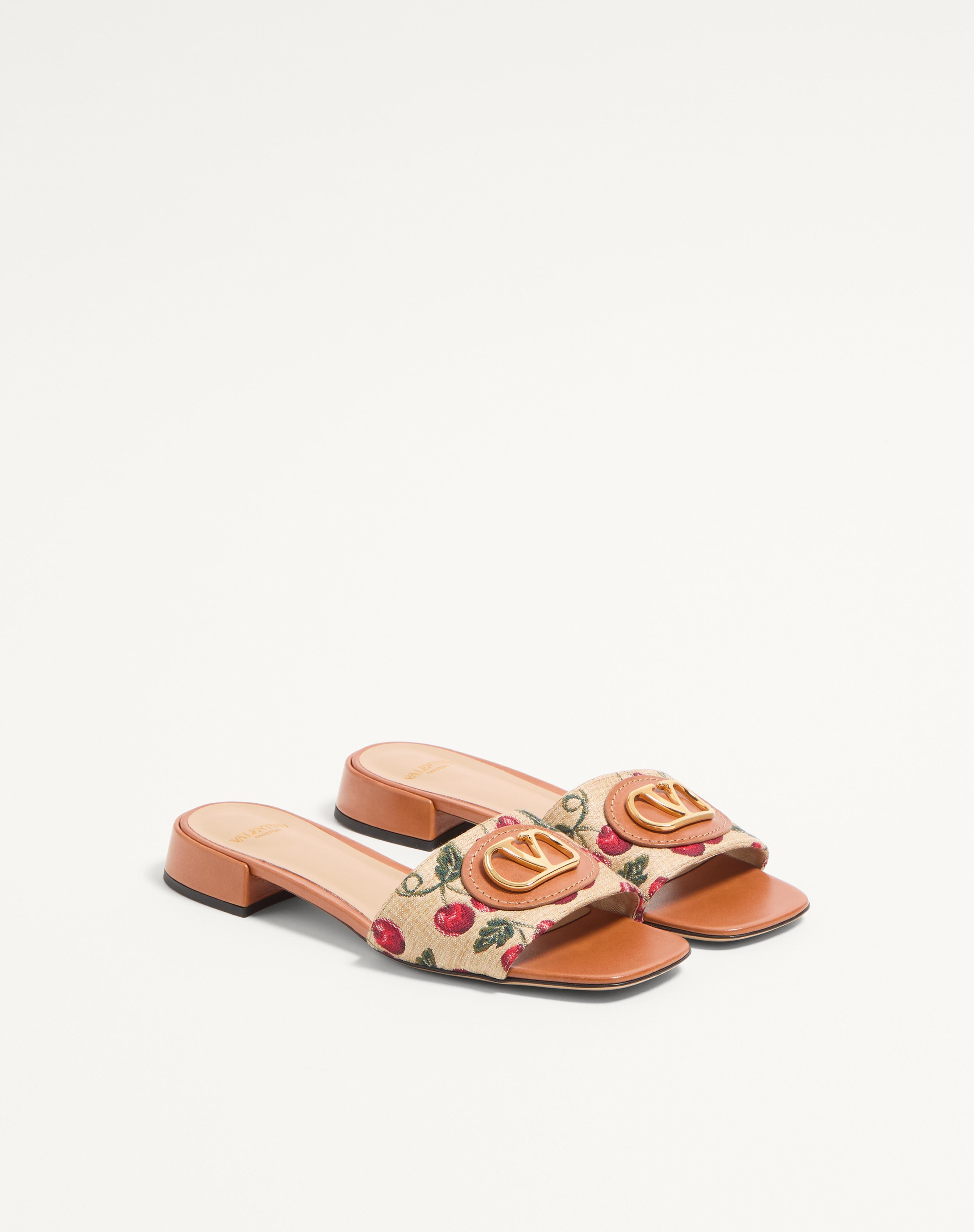 VLOGO SIGNATURE CHERRYFIC SLIDE SANDAL 20MM - 3